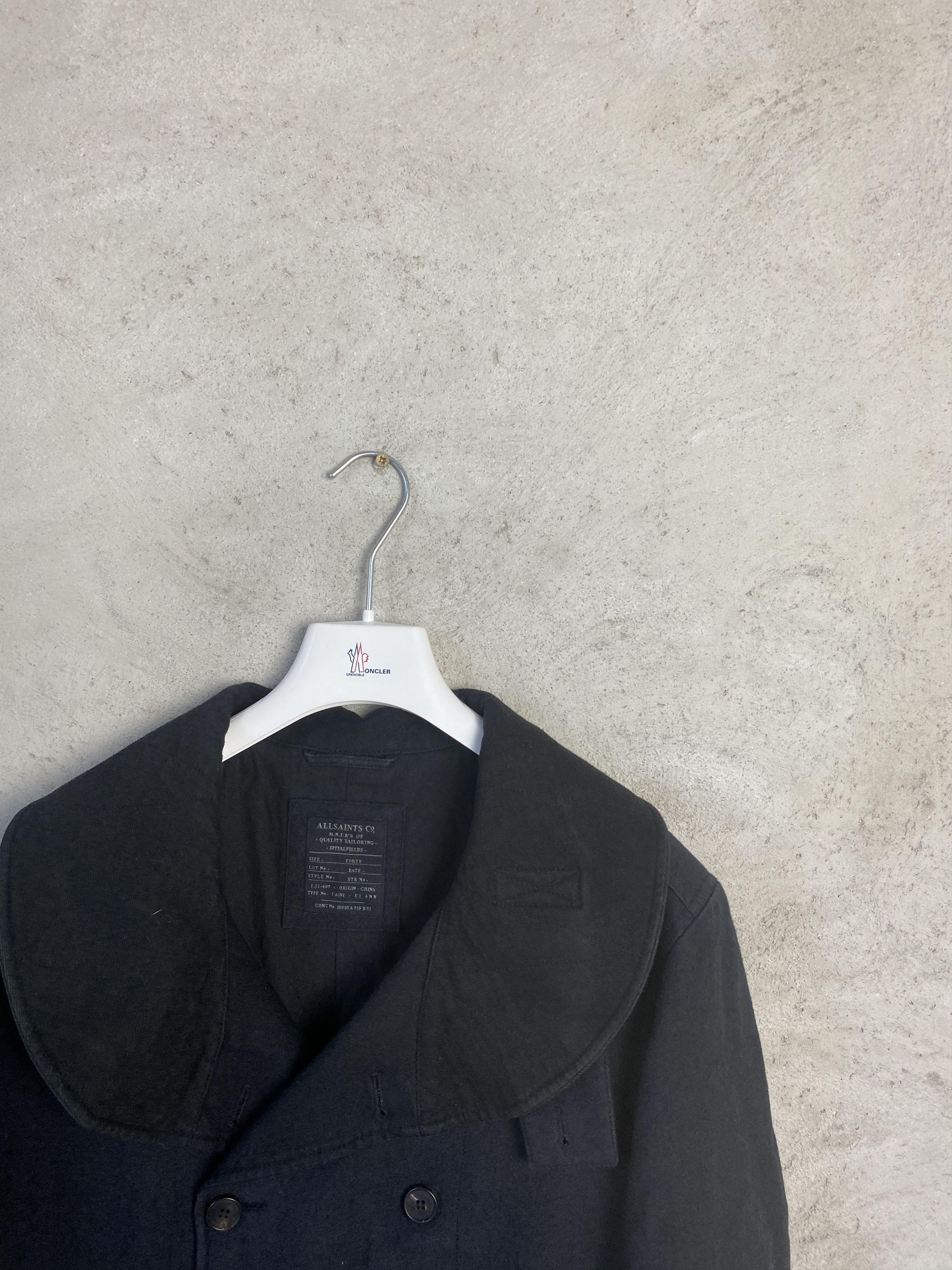 Allsaints Allsaints Damask Pea Coat wool short jacket Size M / US 6-8 / IT 42-44 - 2 Thumbnail