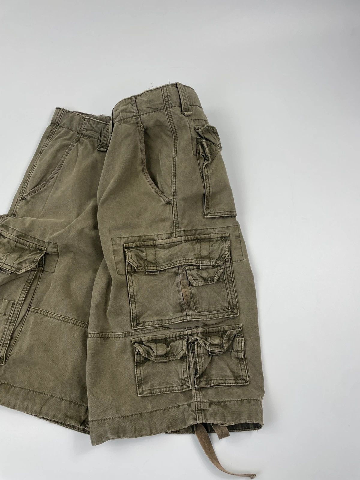 Dolce & Gabbana Dolce Gabbana FW2006 Cargo Military Short Army Khaki Green Size US 34 / EU 50 - 3 Thumbnail