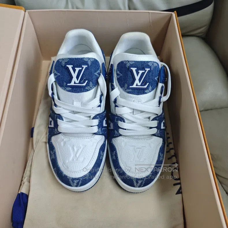 Louis Vuitton Louis Vuitton Indigo Denim shoes Size US 6.5 / IT 36.5 - 1 Thumbnail