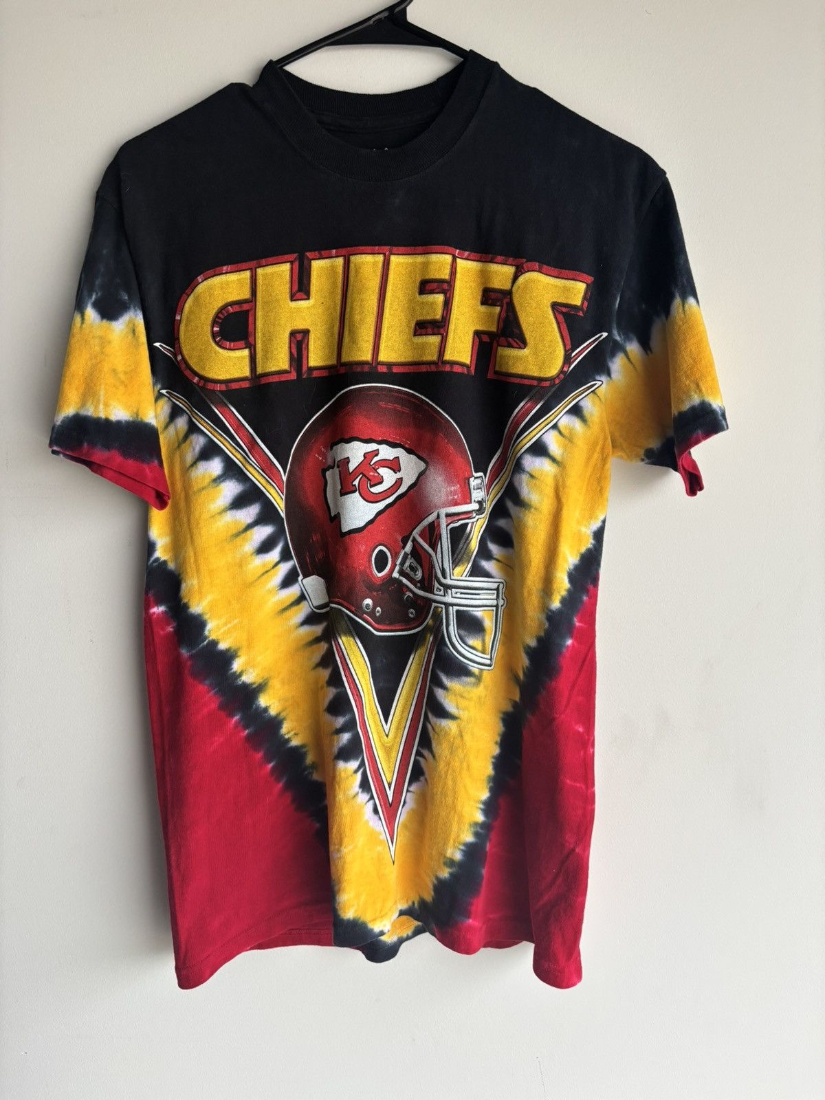 Majestic Vintage NFL Kansas City Chiefs Tie Dye Shirt Size US M / EU 48-50 / 2 - 1 Thumbnail
