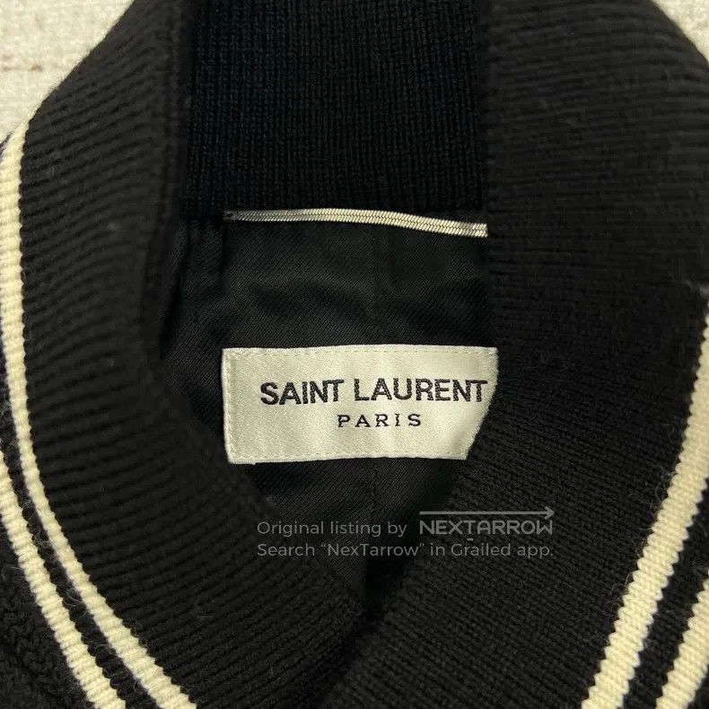 Saint Laurent Paris Saint Laurent Paris Striped Casual Single Breasted Bomber Size US S / EU 44-46 / 1 - 4 Thumbnail