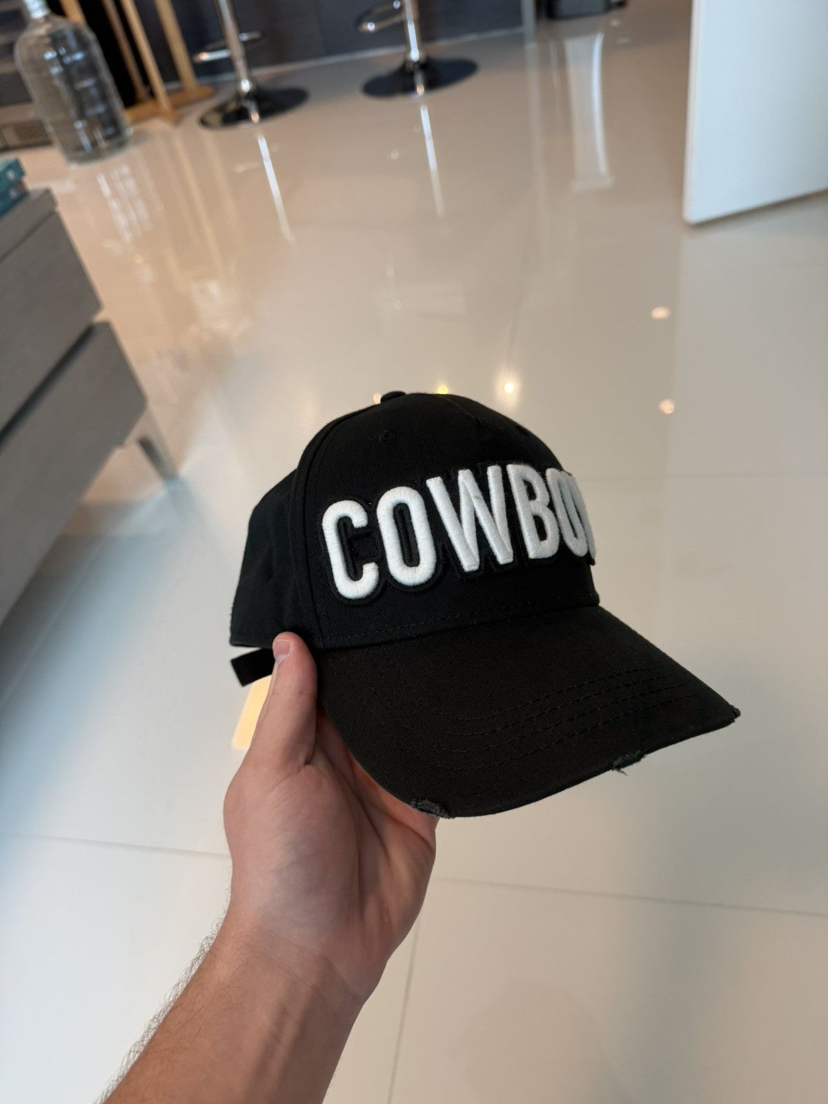 Dsquared2 DSquared2 “Cowboy” Black Cap Size ONE SIZE - 2 Thumbnail