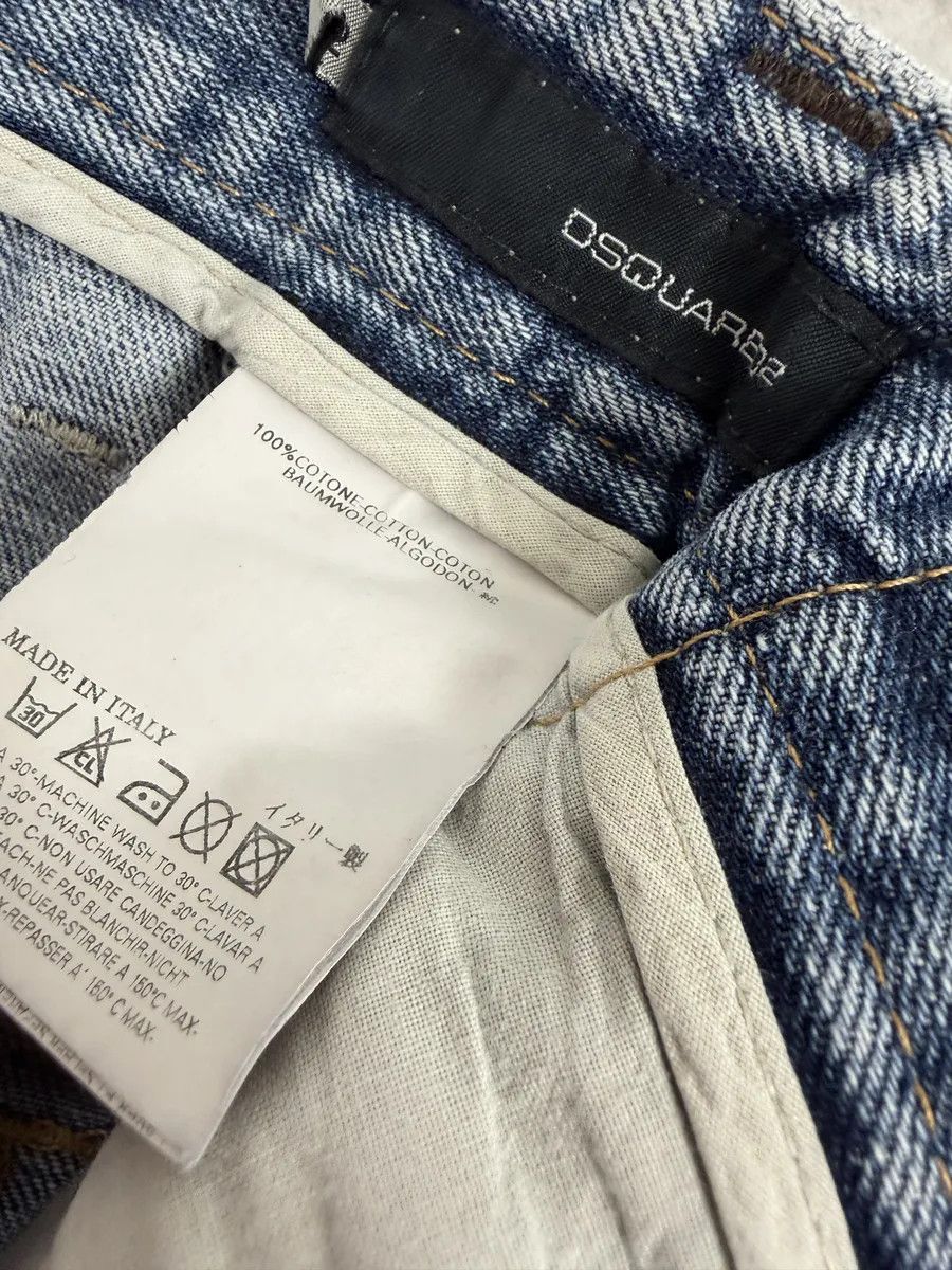 Dsquared2 SS2005 Dsquared2 Multi Belt Loops Blue Slim Denim Jeans Size US 36 / EU 52 - 10 Thumbnail