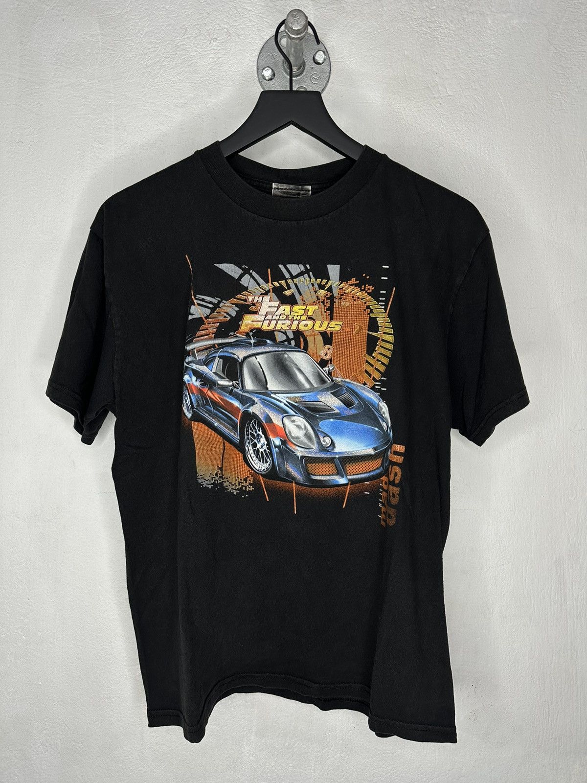 image of The Fast And The Furious Movie Promo in Black, Men's (Size Large)