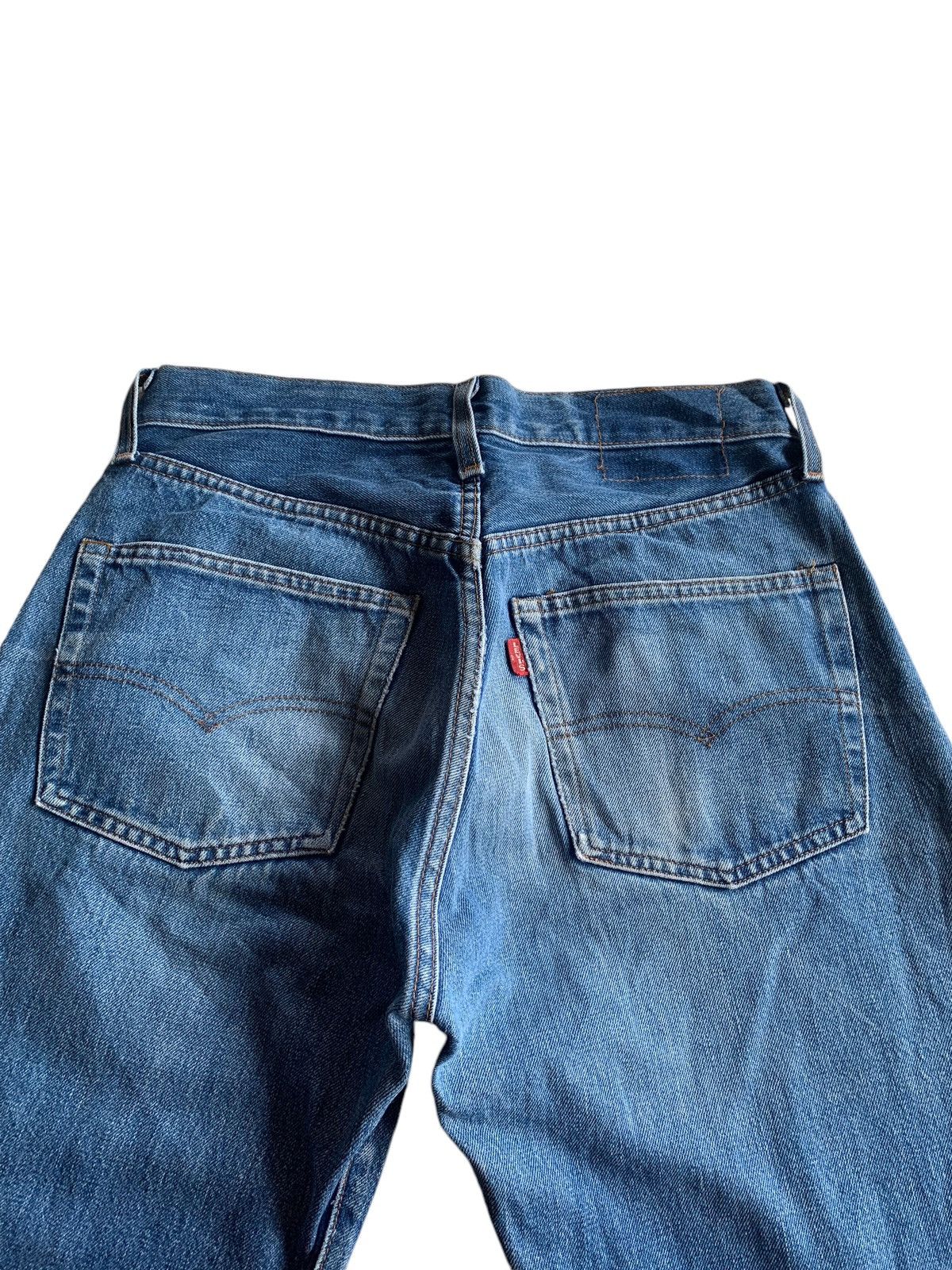Levi's VINTAGE LEVIS 501XX BIG E SELVEDGE DISTRESSED DENIM Size US 29 - 6 Thumbnail