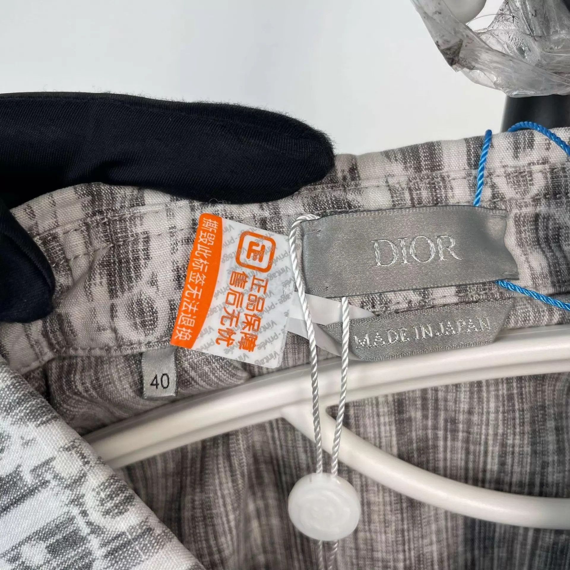 Dior Dior Denim Allover Logo LS Shirt Black/White 40 Size US M / EU 48-50 / 2 - 6 Thumbnail