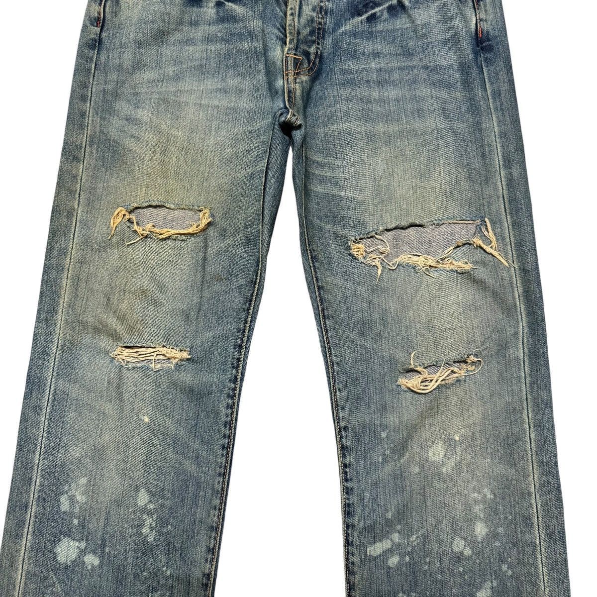 Christian Audigier Vintage Christian Audigier Denim Thrashed Jeans Size US 32 / EU 48 - 7 Thumbnail