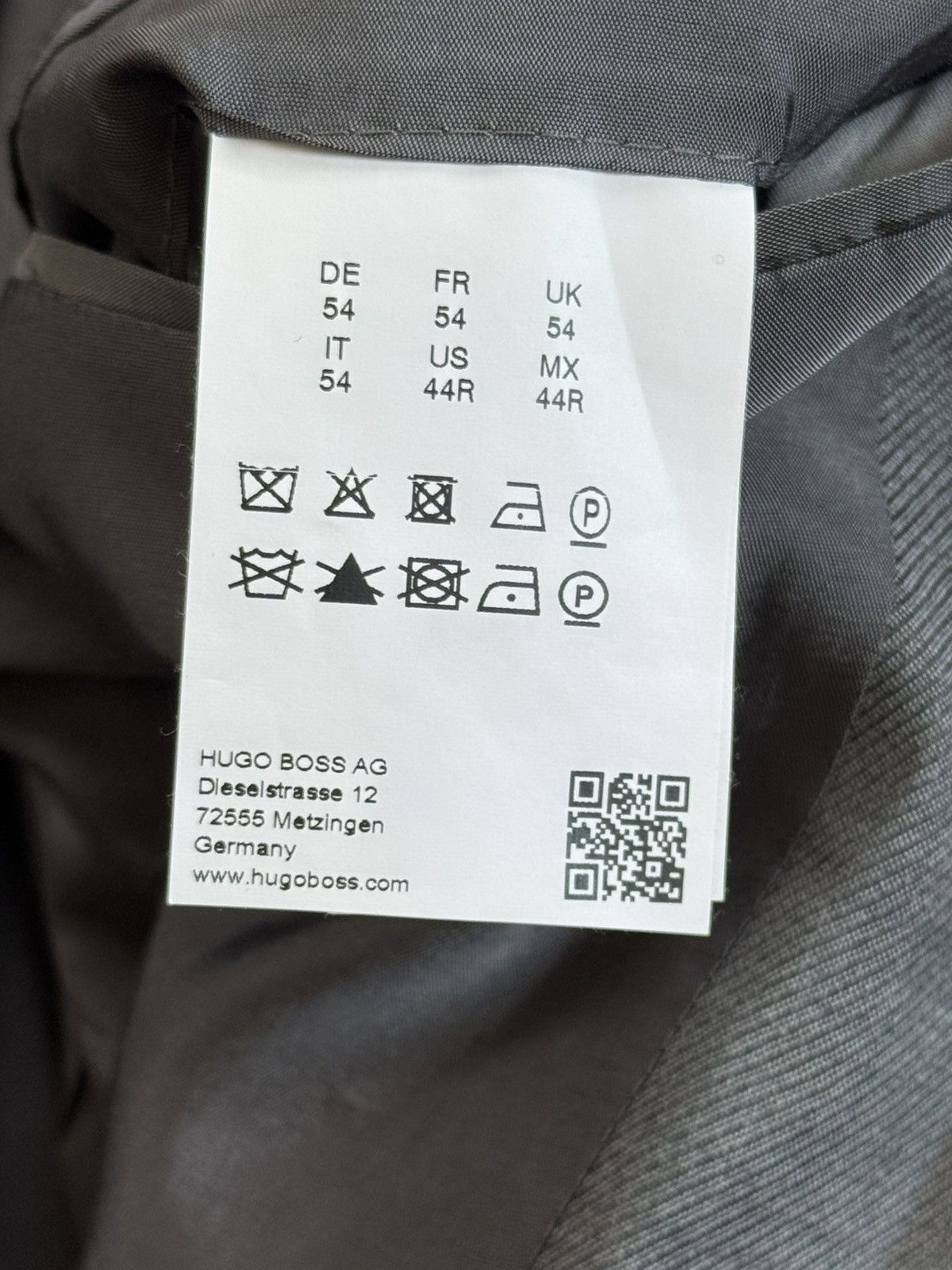Hugo Boss Hugo Boss US44R/FR54/UK54 jacket blazer pants suit trousers Size 44R - 9 Thumbnail