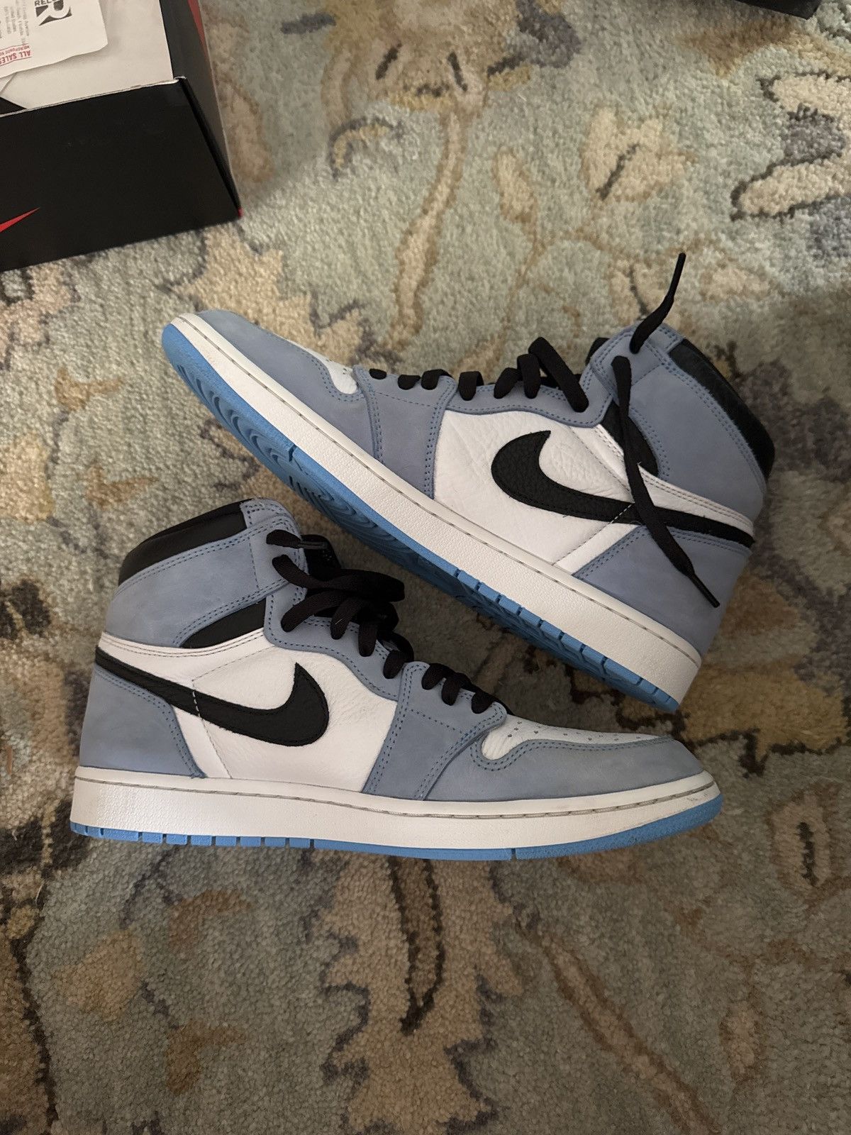 Jordan Brand UNC Nike Jordan 1 Size US 12 / EU 45 - 5 Thumbnail