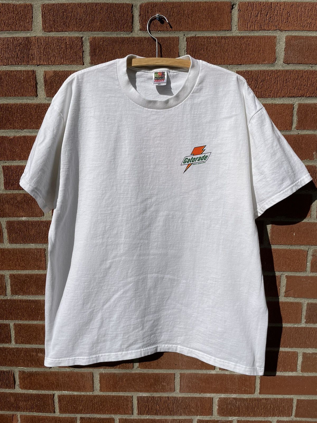 Sweat Gatorade Vintage Années 90 - Taille L, Col Rond, Vert, Marque JERZEES, Occasion Très Bon état