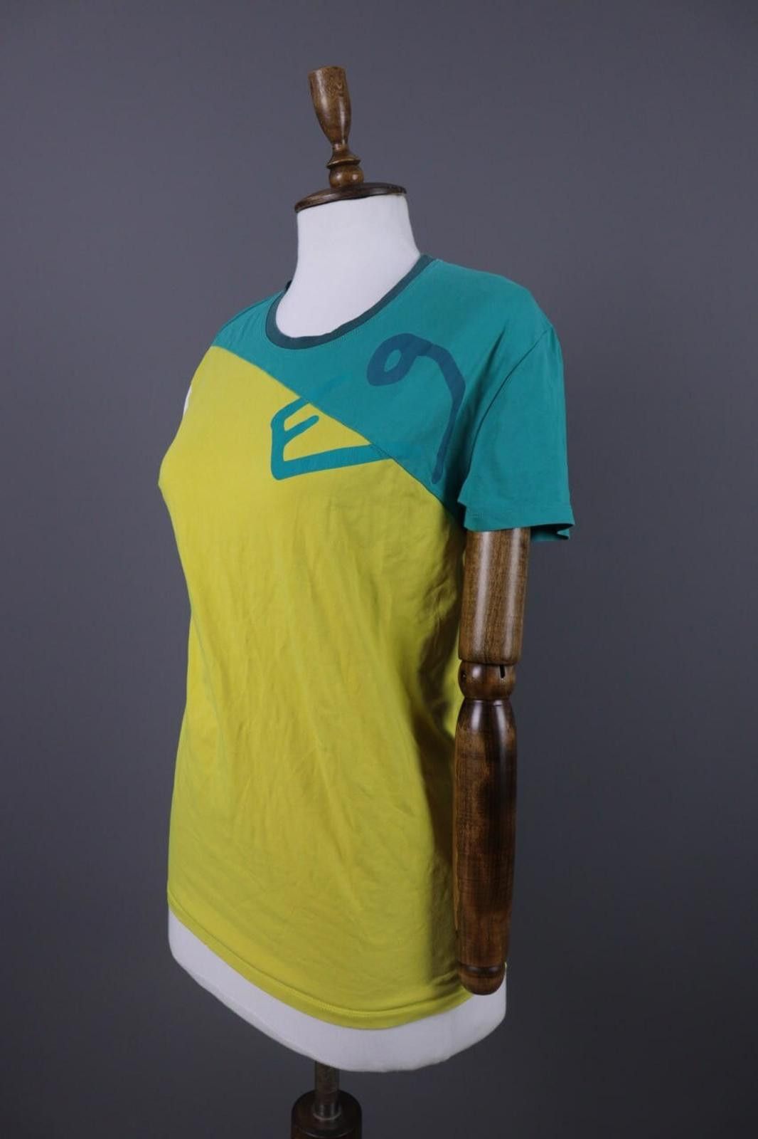 Zadig & Voltaire E9 Green Coloblock Short Sleeve Summer T-Shirt Size S Size S / US 4 / IT 40 - 9 Thumbnail