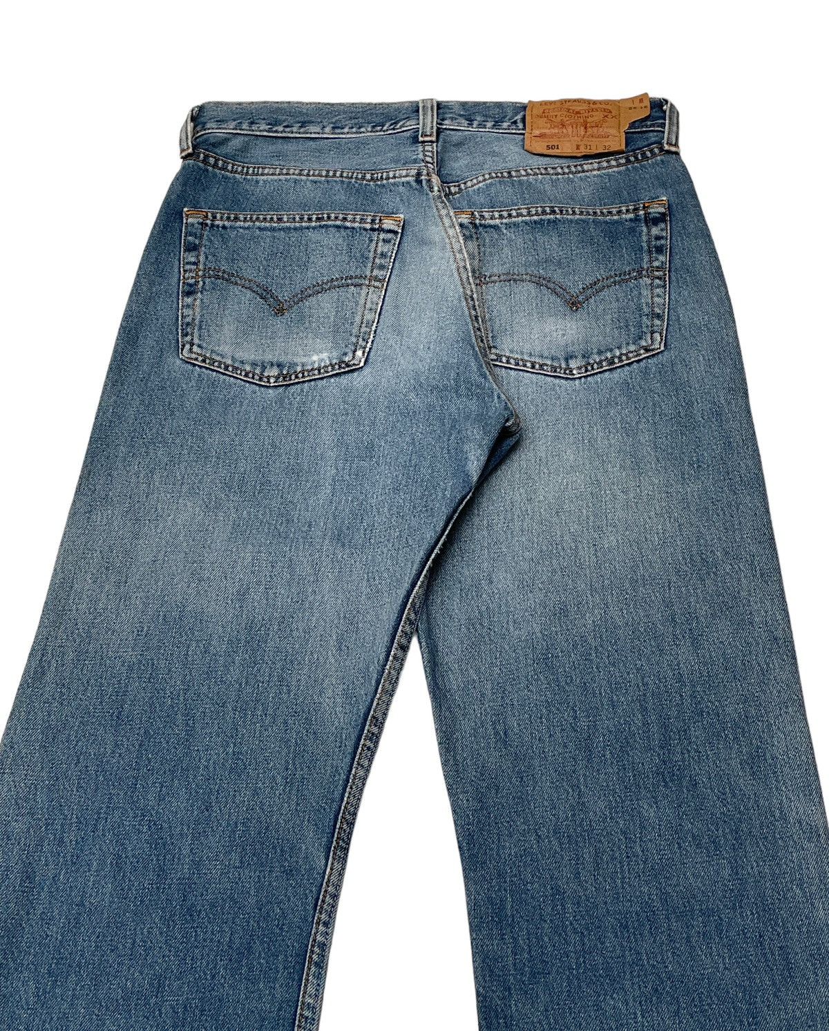 Levi's Vintage Levi’s Made In Usa Patchwork Jeans 1990s Size US 30 / EU 46 - 6 Thumbnail