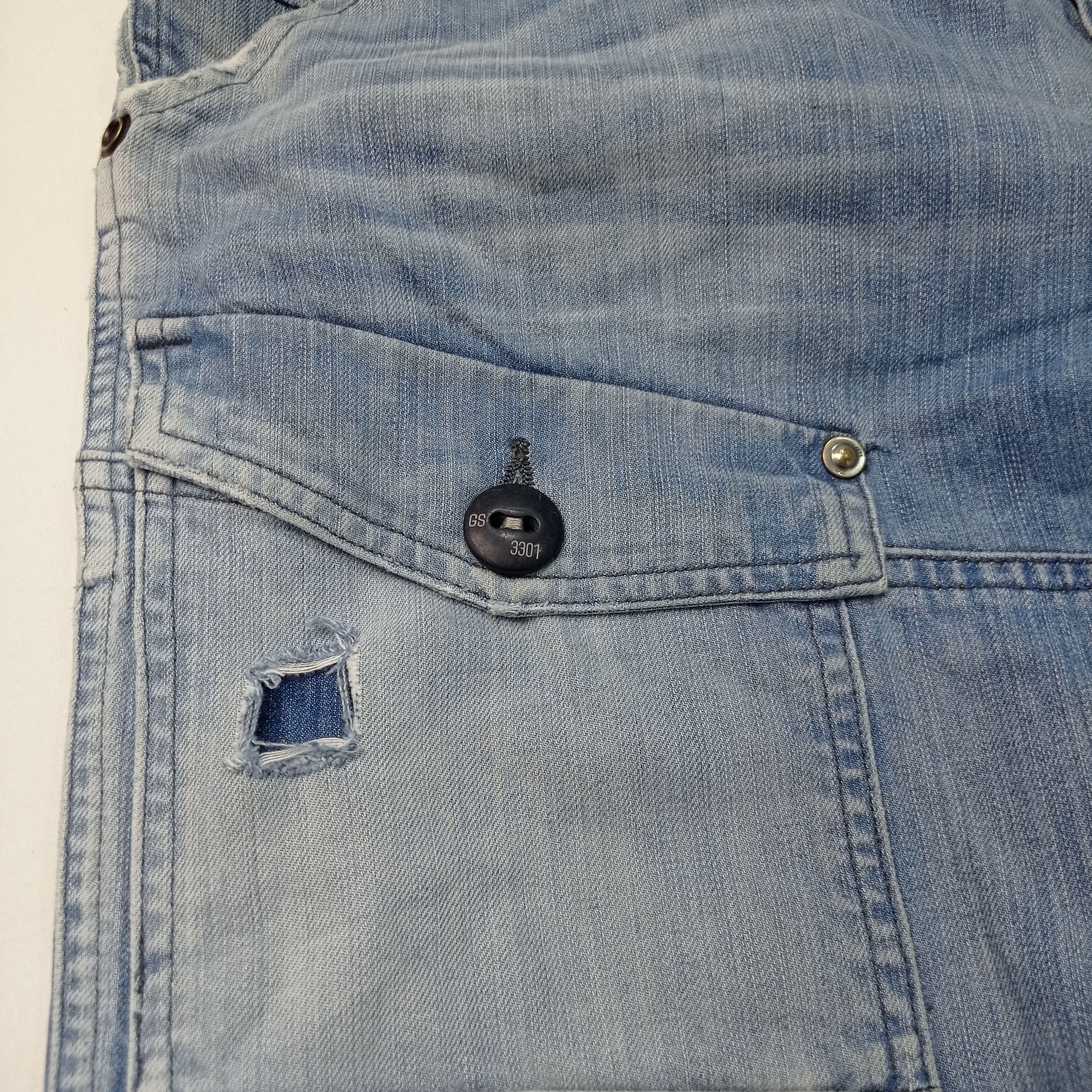 G-Star 🔥G Star Raw Buckle Back Jeans Bush Pants Size US 35 - 6 Thumbnail