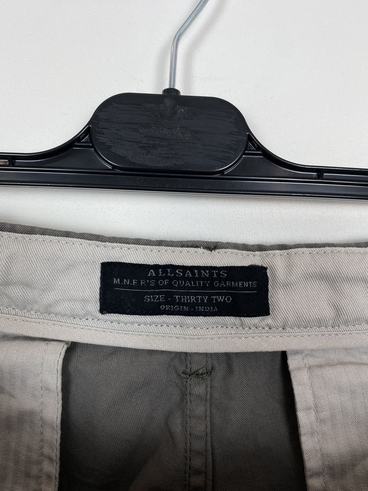 Allsaints AllSaints Mitre Shorts Chino 100% Cotton Men’s Size 32 Grey Size US 32 / EU 48 - 5 Thumbnail