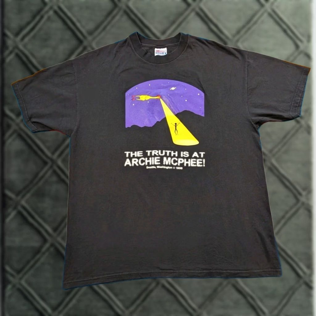 Hanes VINTAGE The Truth Is At Archie McPhee Shirt 1998 Seattle ET Strangest Freaks XL Size US XL / EU 56 / 4 - 1 Thumbnail