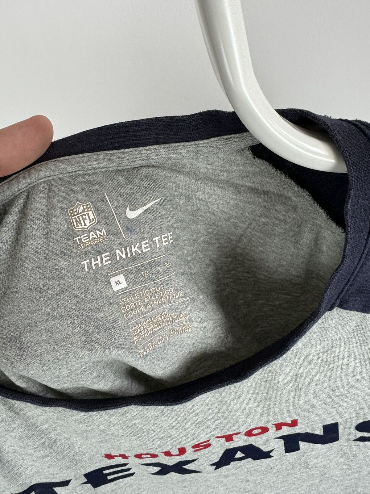 NFL Nike NFL Texas Houston Big Logo Tee Size US XL / EU 56 / 4 - 3 Thumbnail
