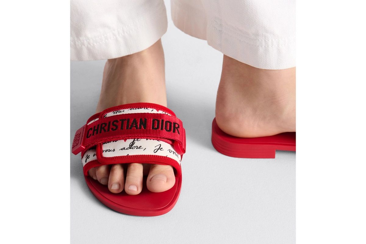 Dior o1w1db10326 Dior Evoulution Slide in Red/Multi Size US 7 / IT 37 - 7 Thumbnail