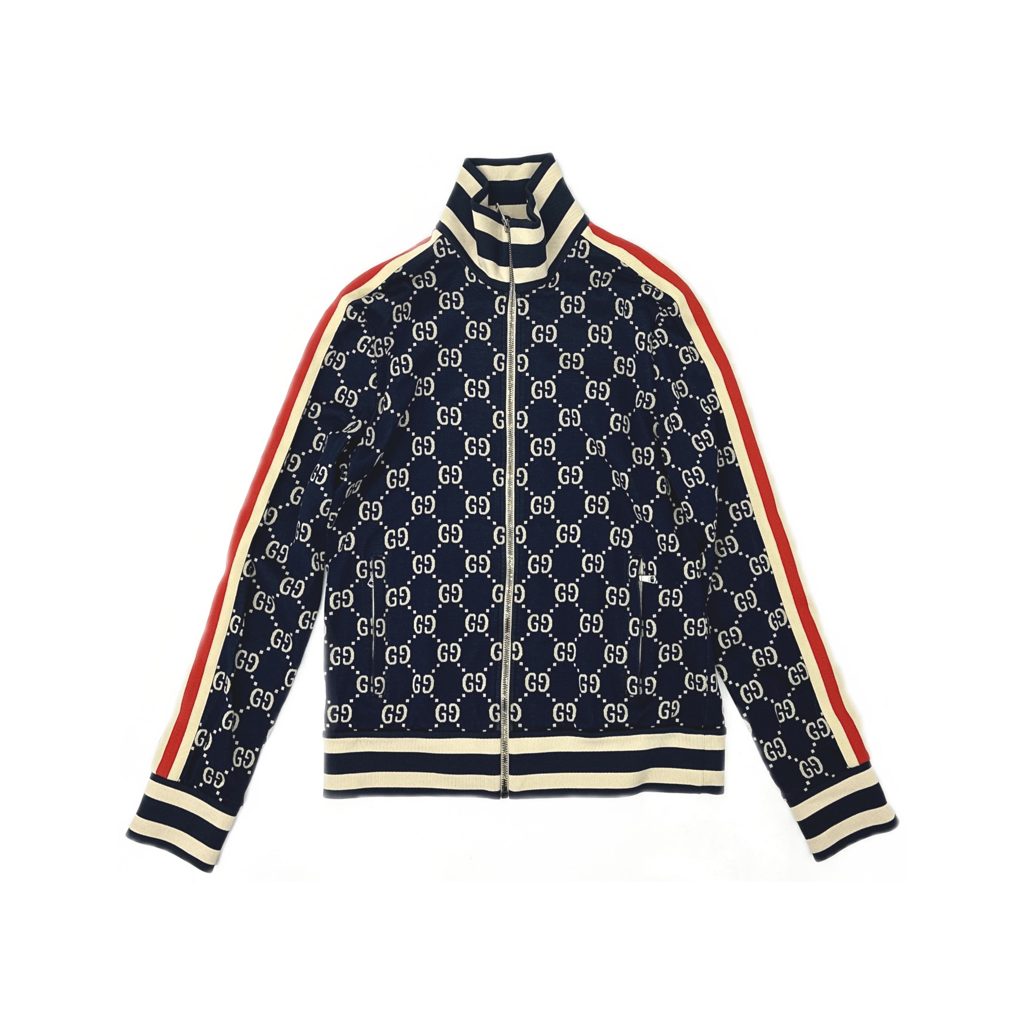 Gucci Gucci GG Jacquard Zip Jacket Size M Size US M / EU 48-50 / 2 - 1 Thumbnail