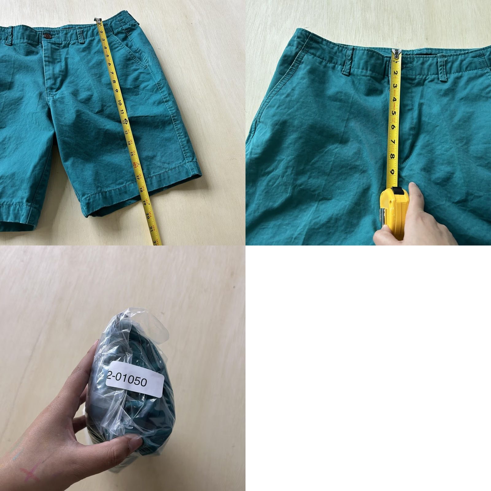 Aeropostale AeroPostale Shorts Mens 34 Green Chino Flat Front Casual Cotton Summer Wear Size US 34 / EU 50 - 8 Thumbnail