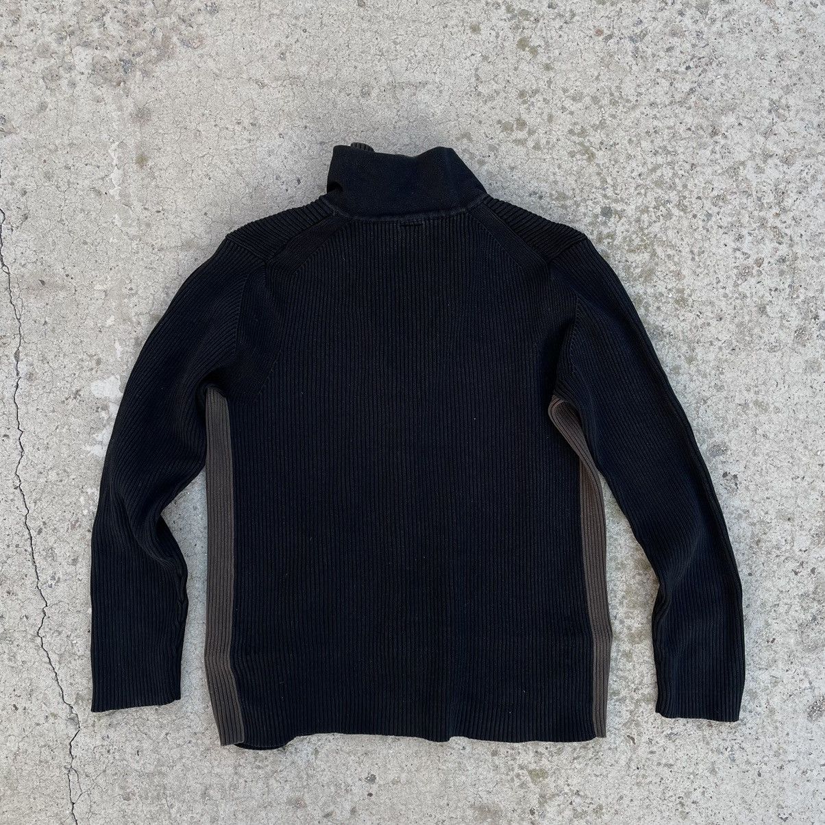 Japanese Brand × Vintage Vintage Knit Zip Sweater Y2K 90s USA Grunge Avantgarde Size US M / EU 48-50 / 2 - 2 Thumbnail