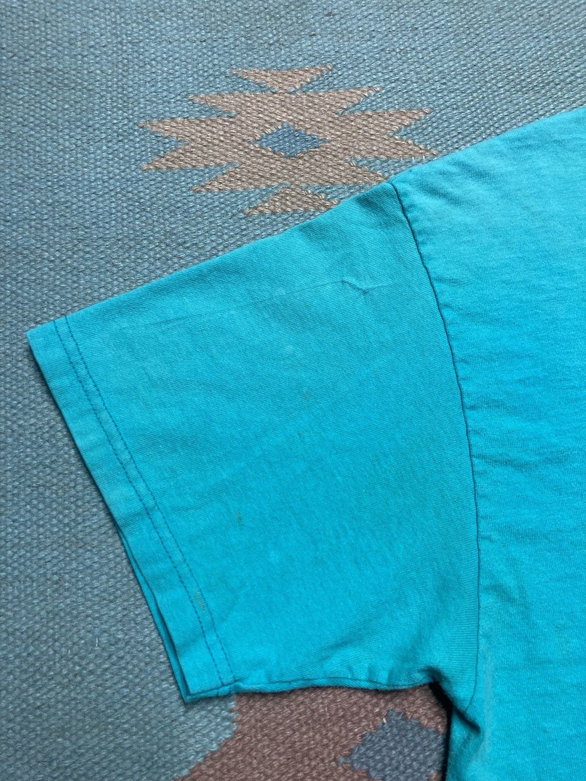 Lee × Vintage 90s lee sport blank t shirt teal Tiffany blue USA boxy large Size US L / EU 52-54 / 3 - 5 Thumbnail