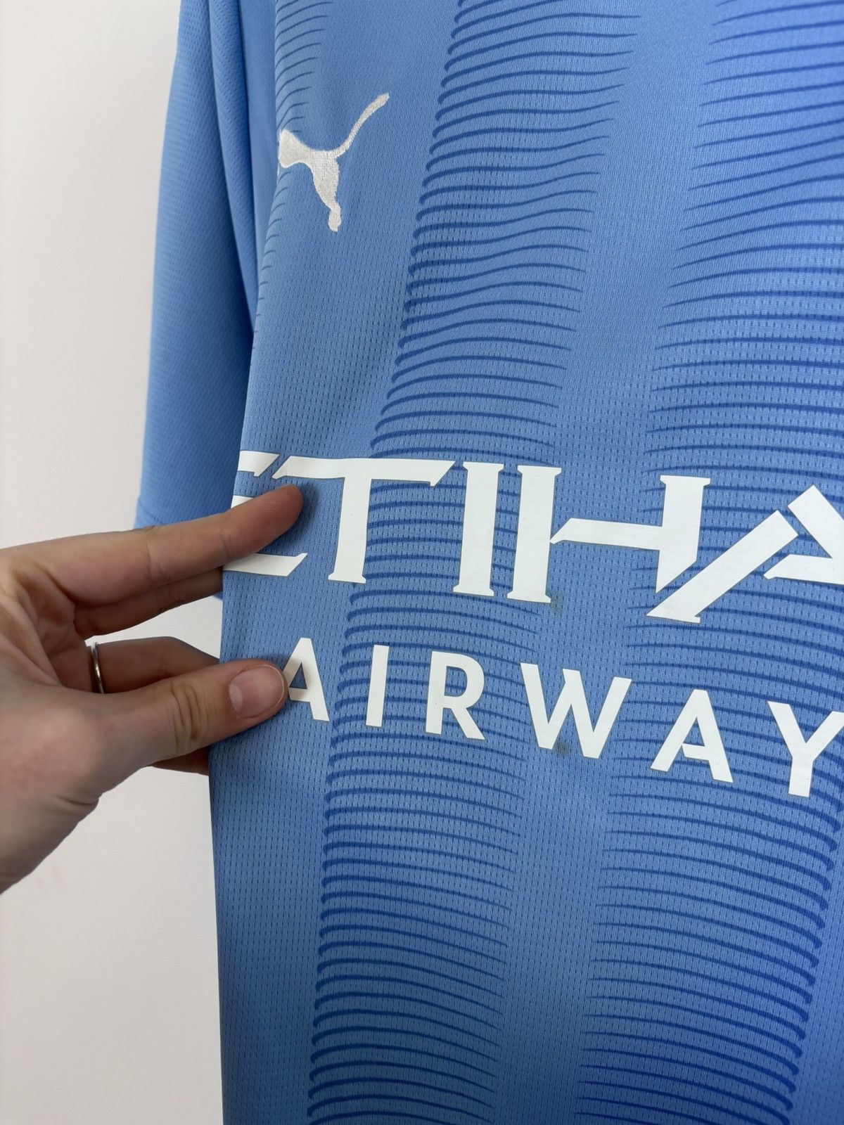 Puma Puma Manchester City 2023/24 Home Kit Football Soccer Jersey Size US M / EU 48-50 / 2 - 6 Thumbnail