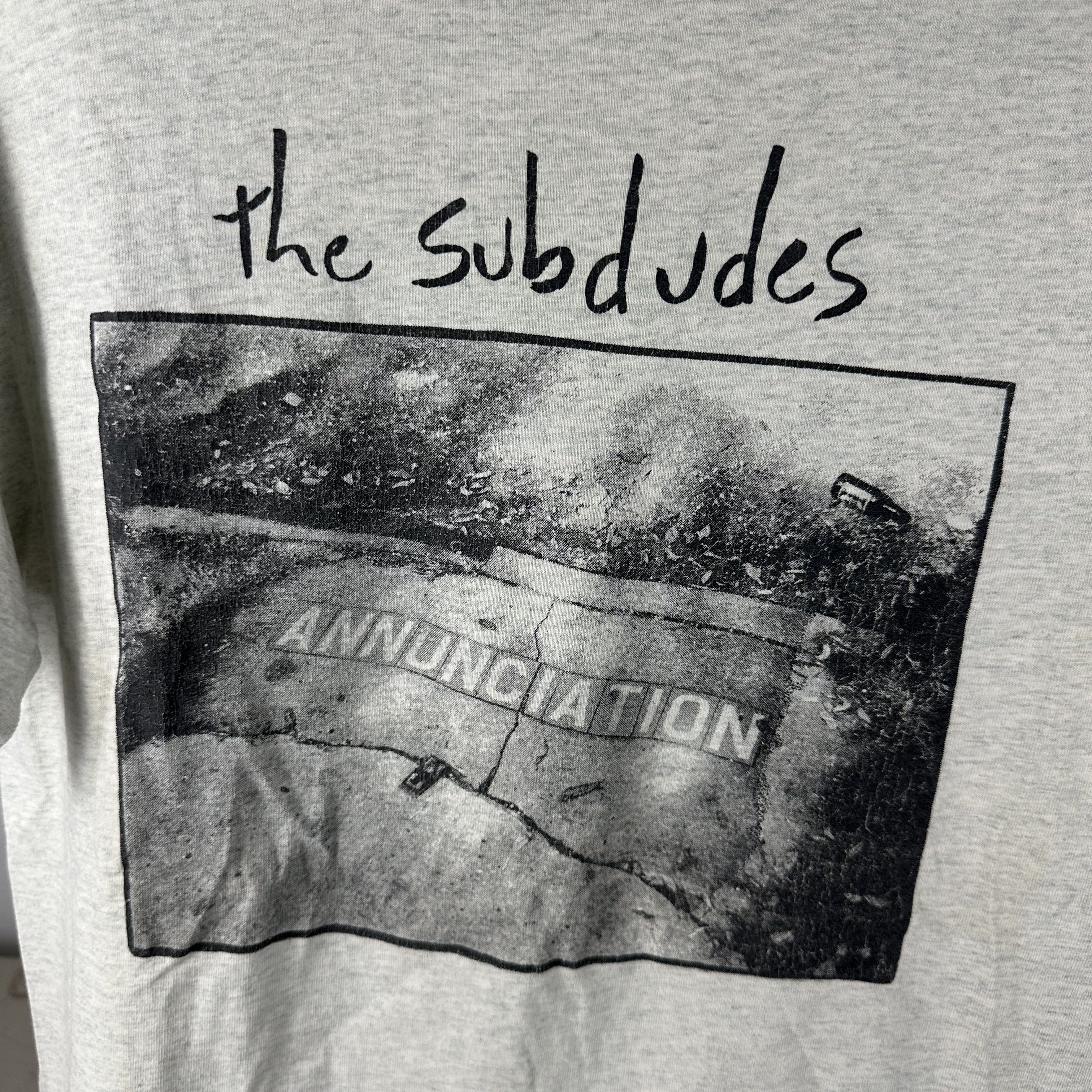 Vintage Vintage 90s The Subdudes Annunciation Roots Rock Band Tee Size US L / EU 52-54 / 3 - 2 Thumbnail