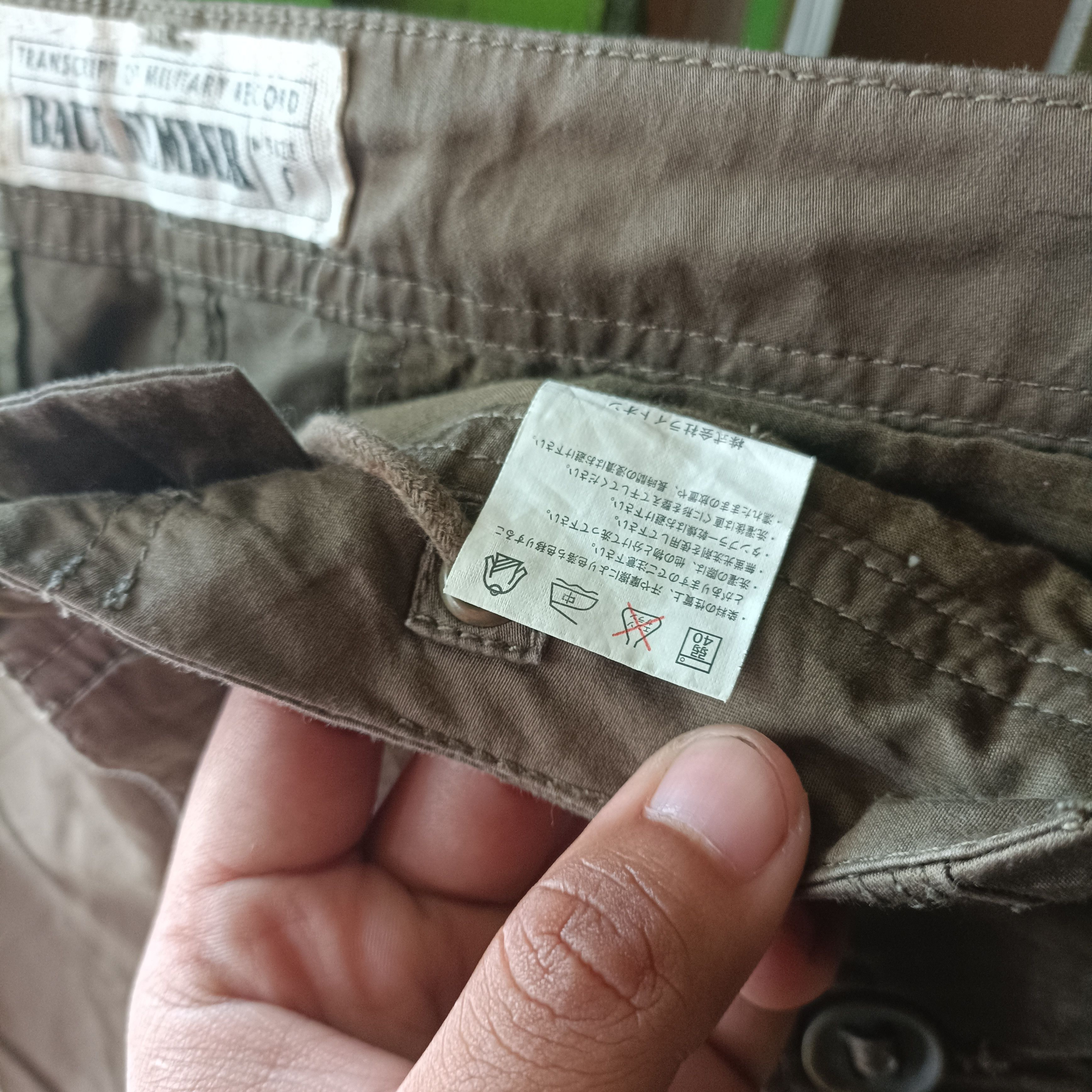Japanese Brand Back Number Cargo Pants Transcript Of Military Record Size US 30 / EU 46 - 14 Thumbnail