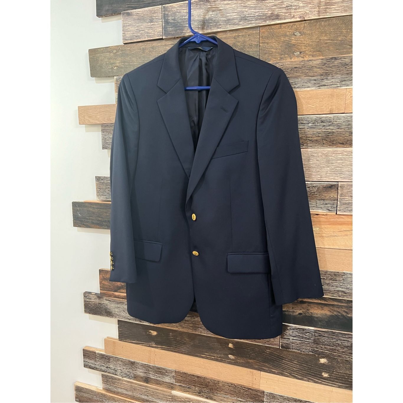 ジャケット GOLDEN  DARK BLUE WOOL BLEND BLAZER 0039_04353428_2199_f003?cache=