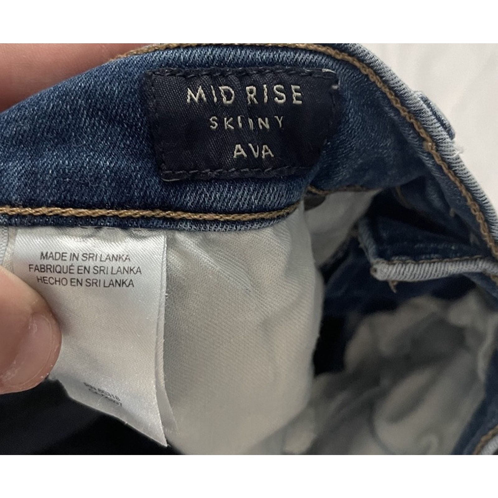 Lucky Brand Lucky Brand Jeans Womens 6/28A Mid Rise Ava Super Skinny Size 28" / US 6 / IT 42 - 5 Thumbnail