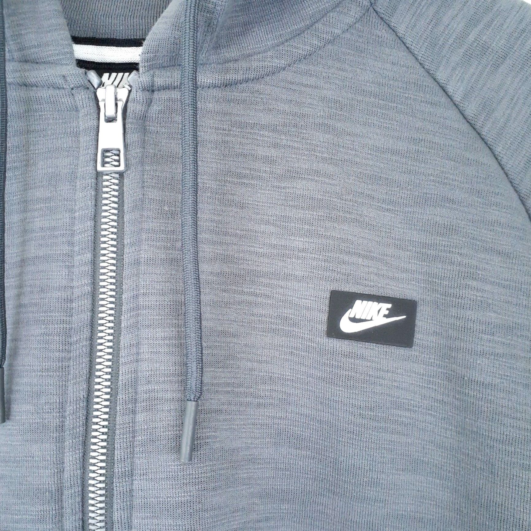 Nike Nike Full Zip Hoodie M Gray Unisex Adults Long Sleeve Sweatshirt Regular Fit Size US M / EU 48-50 / 2 - 5 Thumbnail