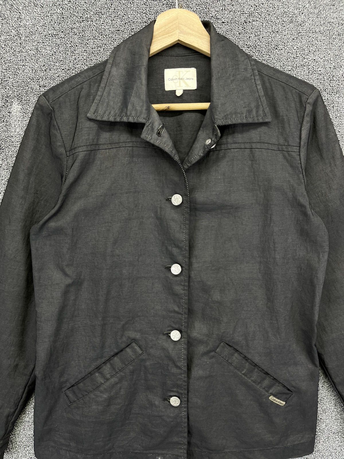 Calvin Klein Vintage Calvin Klein Rare Button Up Jeans Jacket Size US S / EU 44-46 / 1 - 6 Thumbnail