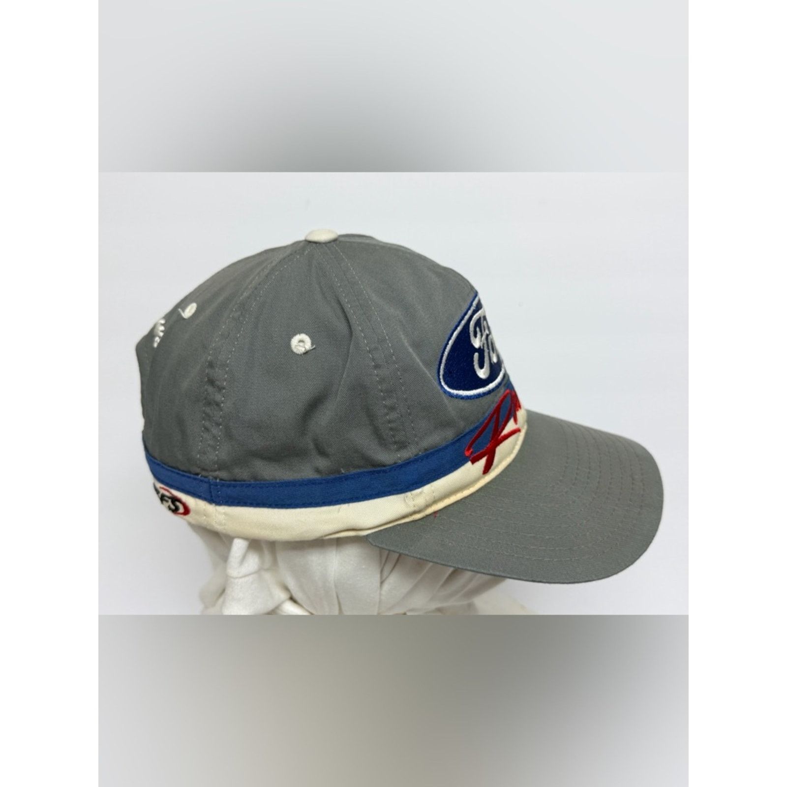 Ford Vintage Ford Racing Snapback Hat Taurus Nascar Checker Flag Size ONE SIZE - 3 Thumbnail