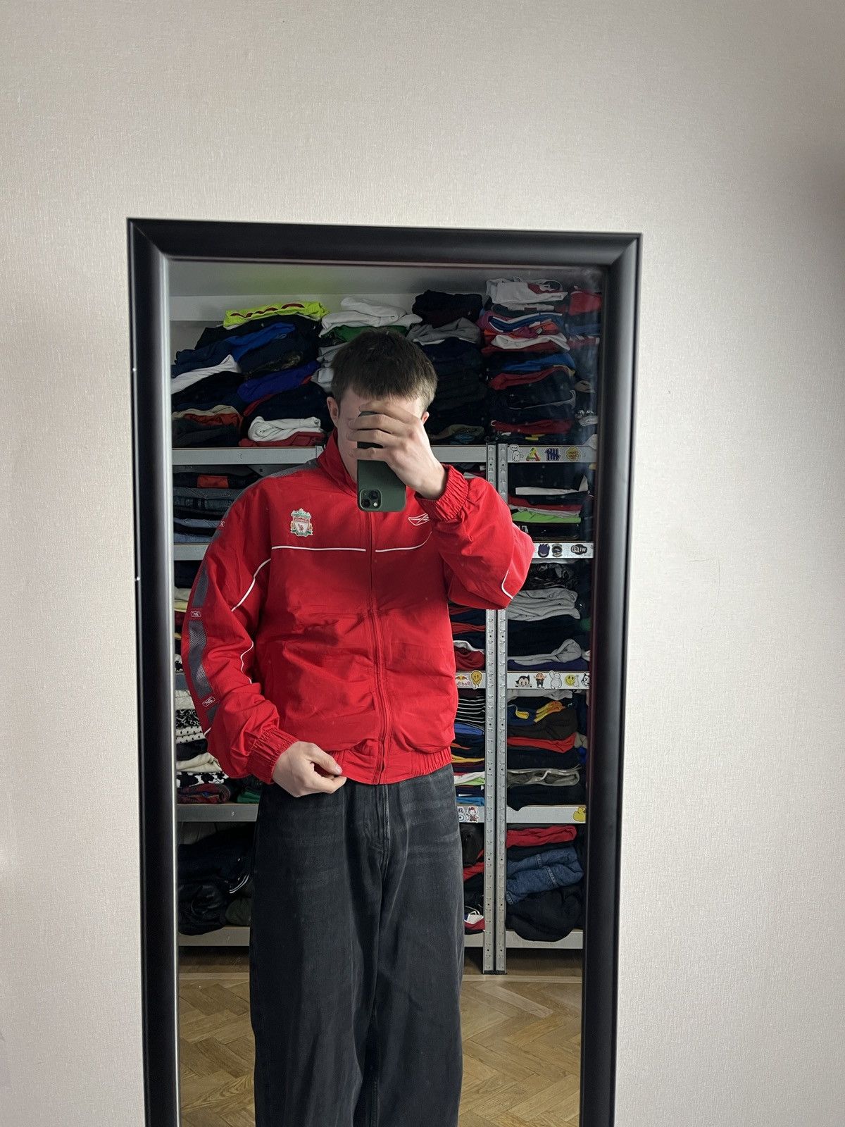 Reebok Vintage 00’s Reebok FC Liverpool Track Jacket Windbreaker Size US M / EU 48-50 / 2 - 2 Thumbnail
