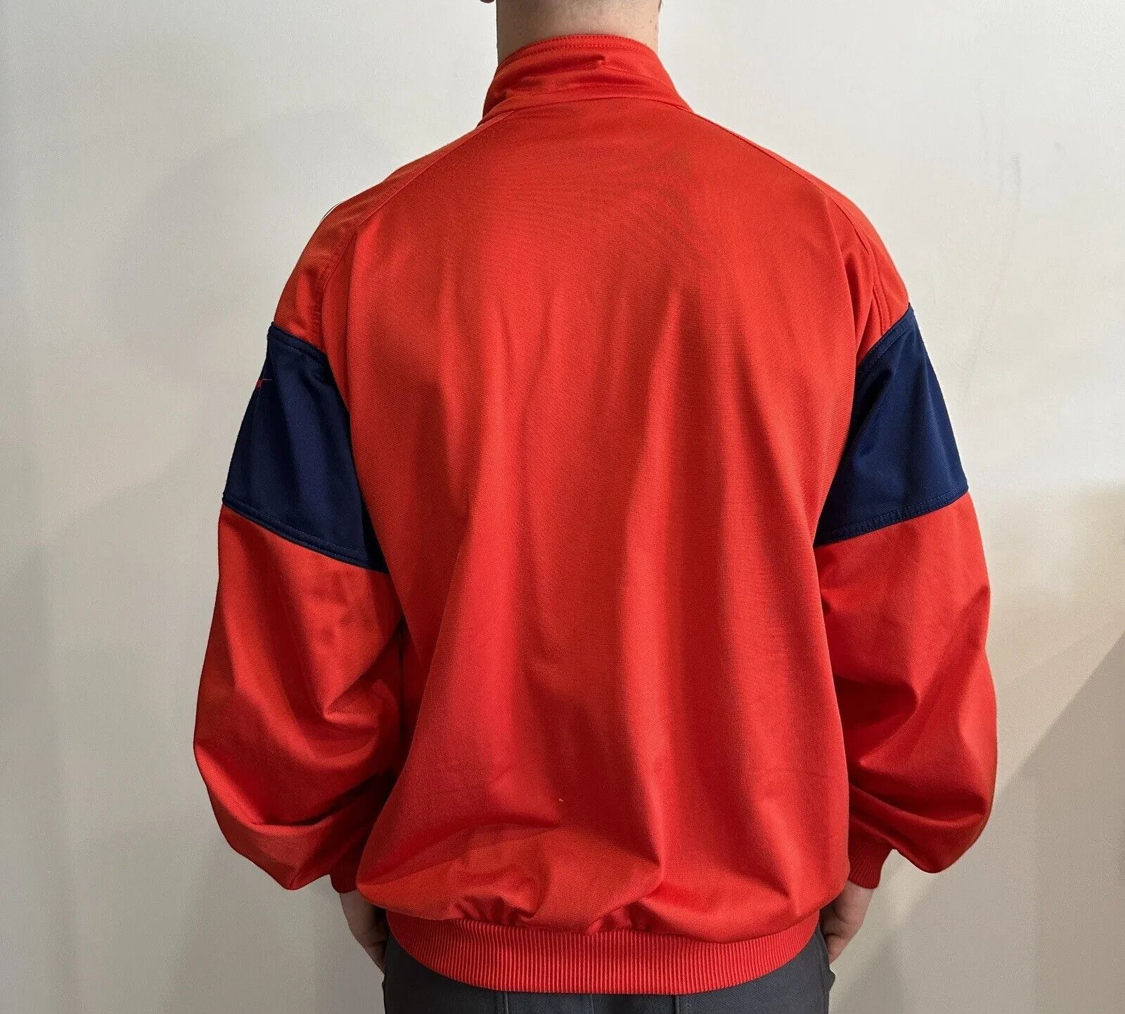 Nike NIKE VINTAGE TRACK JACKET FULL ZIP BIG LOGO USA 1990s BLOKE Size US M / EU 48-50 / 2 - 5 Thumbnail
