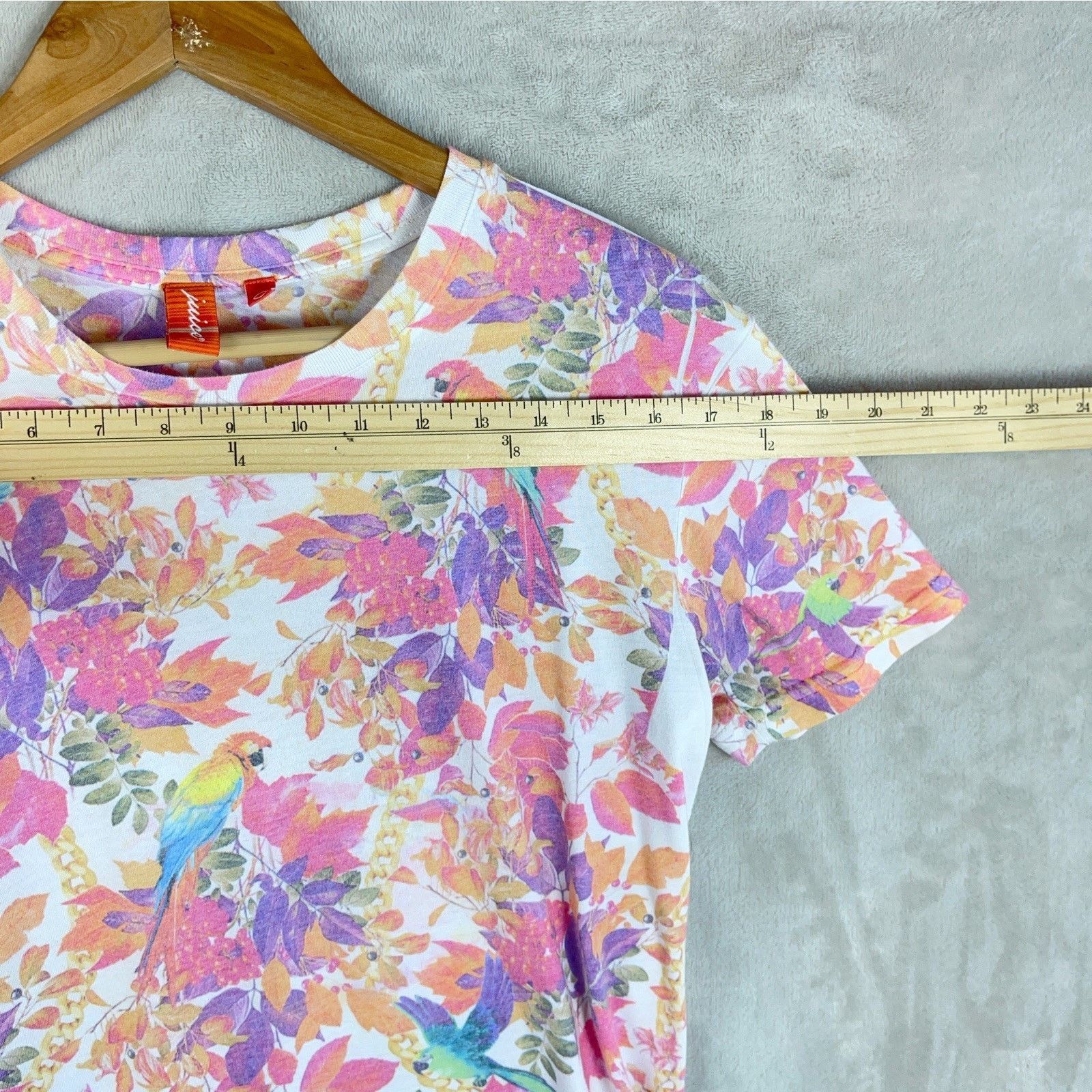 Other Vintage Y2K Juice Men's AOP Tropical Parrot T Shirt Men's S Size US S / EU 44-46 / 1 - 8 Thumbnail
