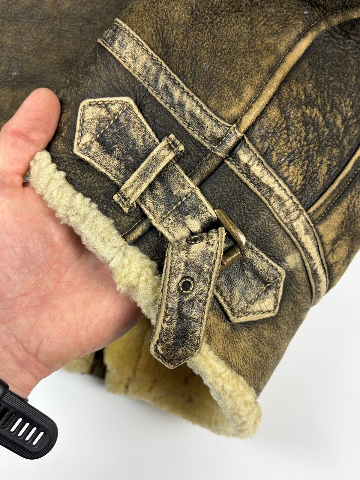 Diesel Diesel Shearling Jacket Vintage 1980 Sheepskin & Shearling Size US L / EU 52-54 / 3 - 15 Thumbnail