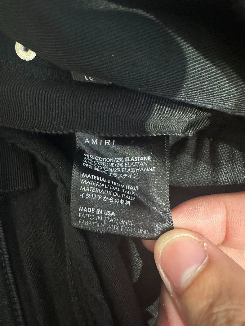 Amiri Amiri black diamond jeans Size US 31 - 4 Thumbnail