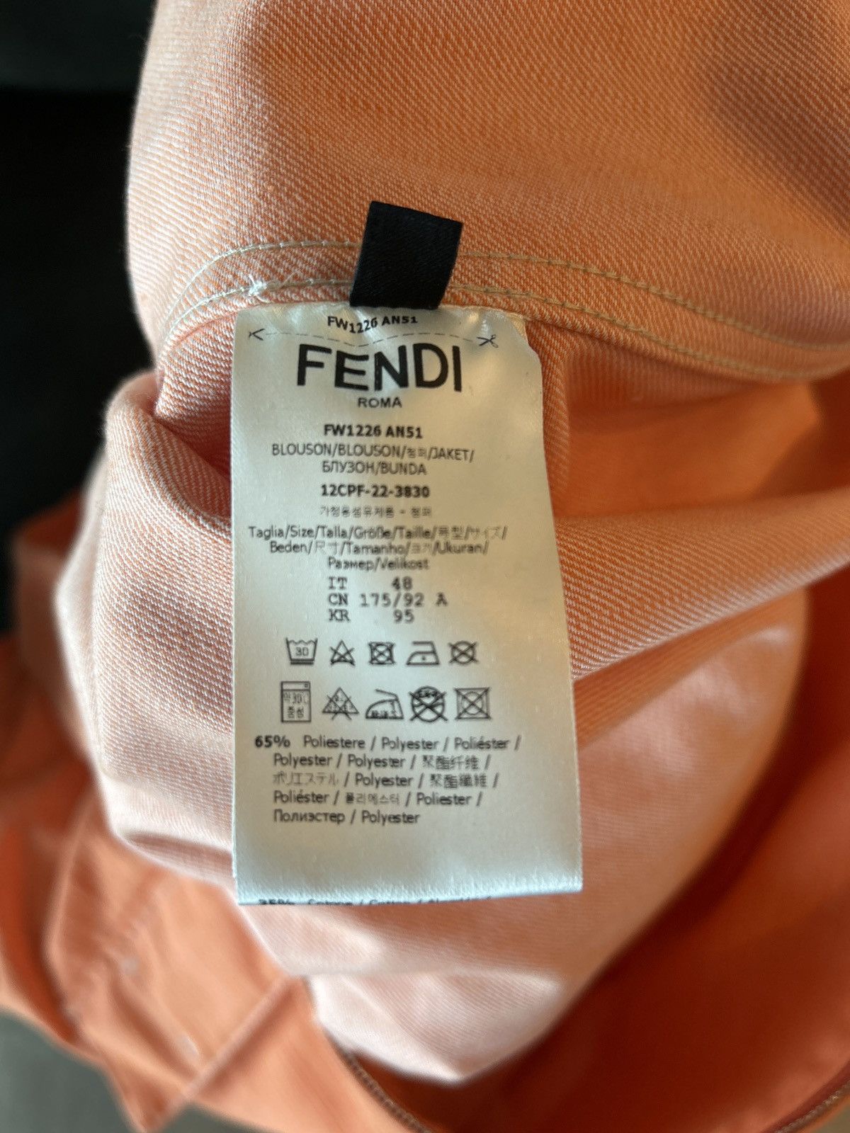 Fendi Original Fendi Roma Denim Jacket Size US M / EU 48-50 / 2 - 10 Thumbnail