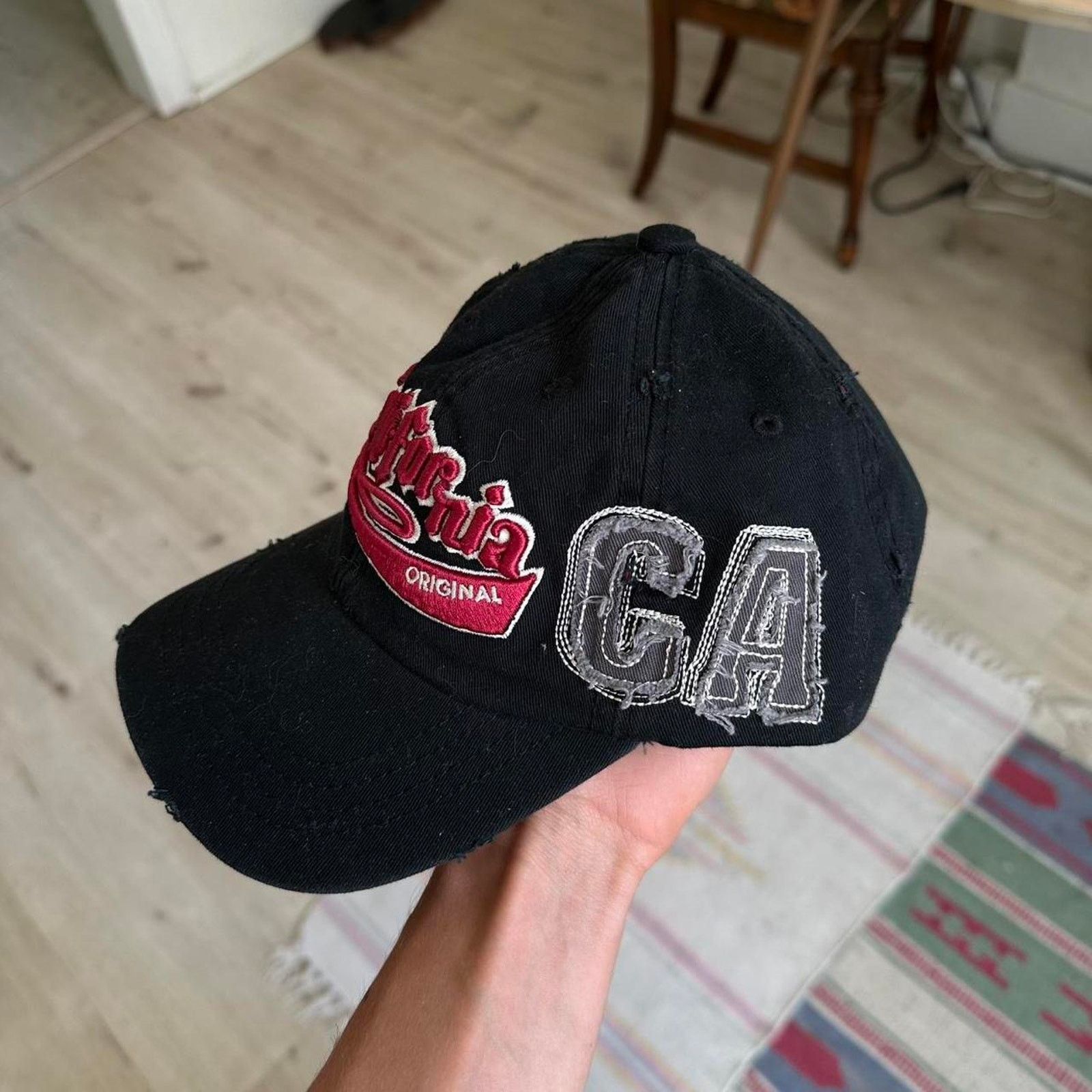 Robin Ruth × Vintage Y2K Grunge California Embroidered Robin Ruth Baseball Hat Size ONE SIZE - 3 Thumbnail