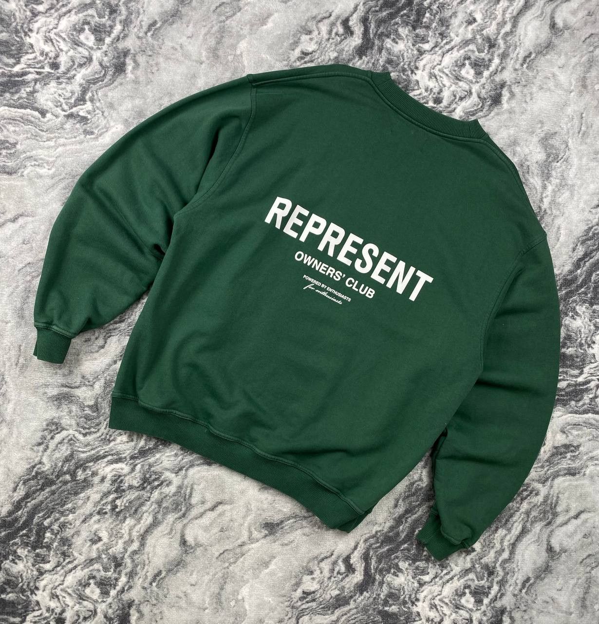 Represent Clo. Represent Owners Club Sweatshirt Big Logo Men Size L Green Size US L / EU 52-54 / 3 - 1 Thumbnail
