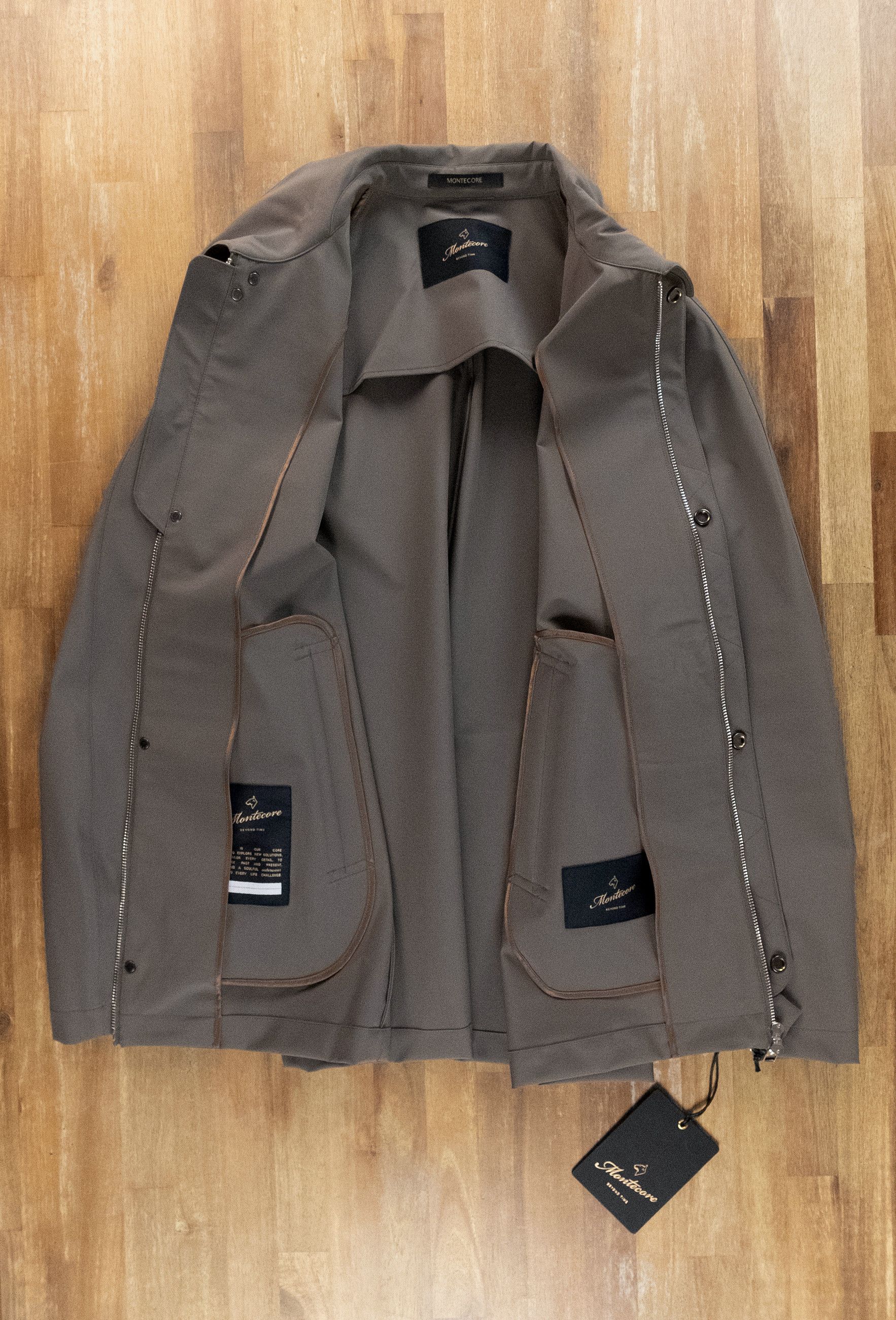 Montecore MONTECORE Italy khaki green nylon coat jacket XXL Size US XXL / EU 58 / 5 - 9 Thumbnail