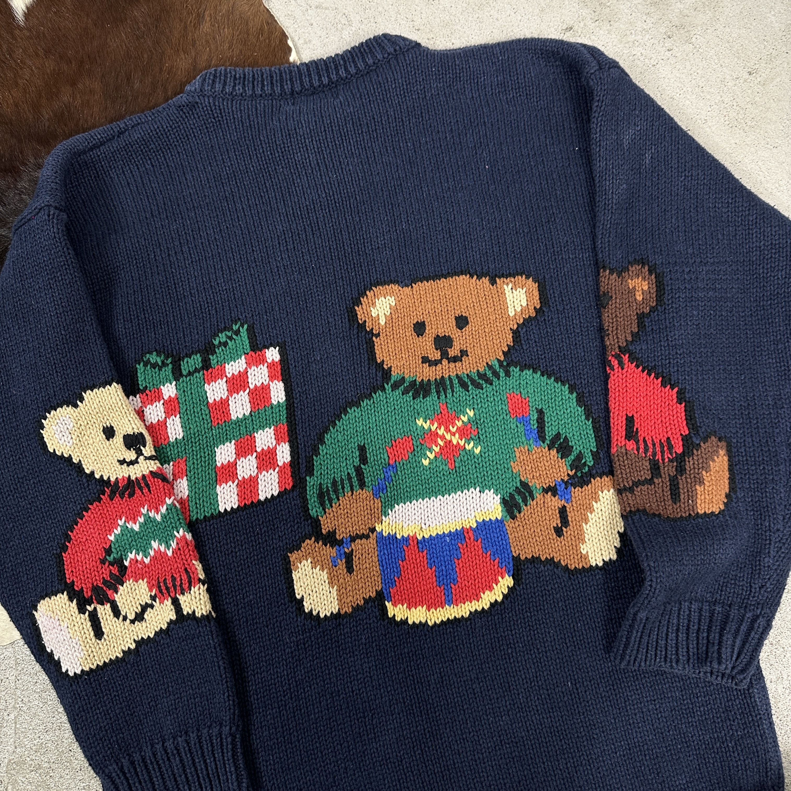 Vintage Sweater Sweet Bears Vintage Size US M / EU 48-50 / 2 - 5 Thumbnail