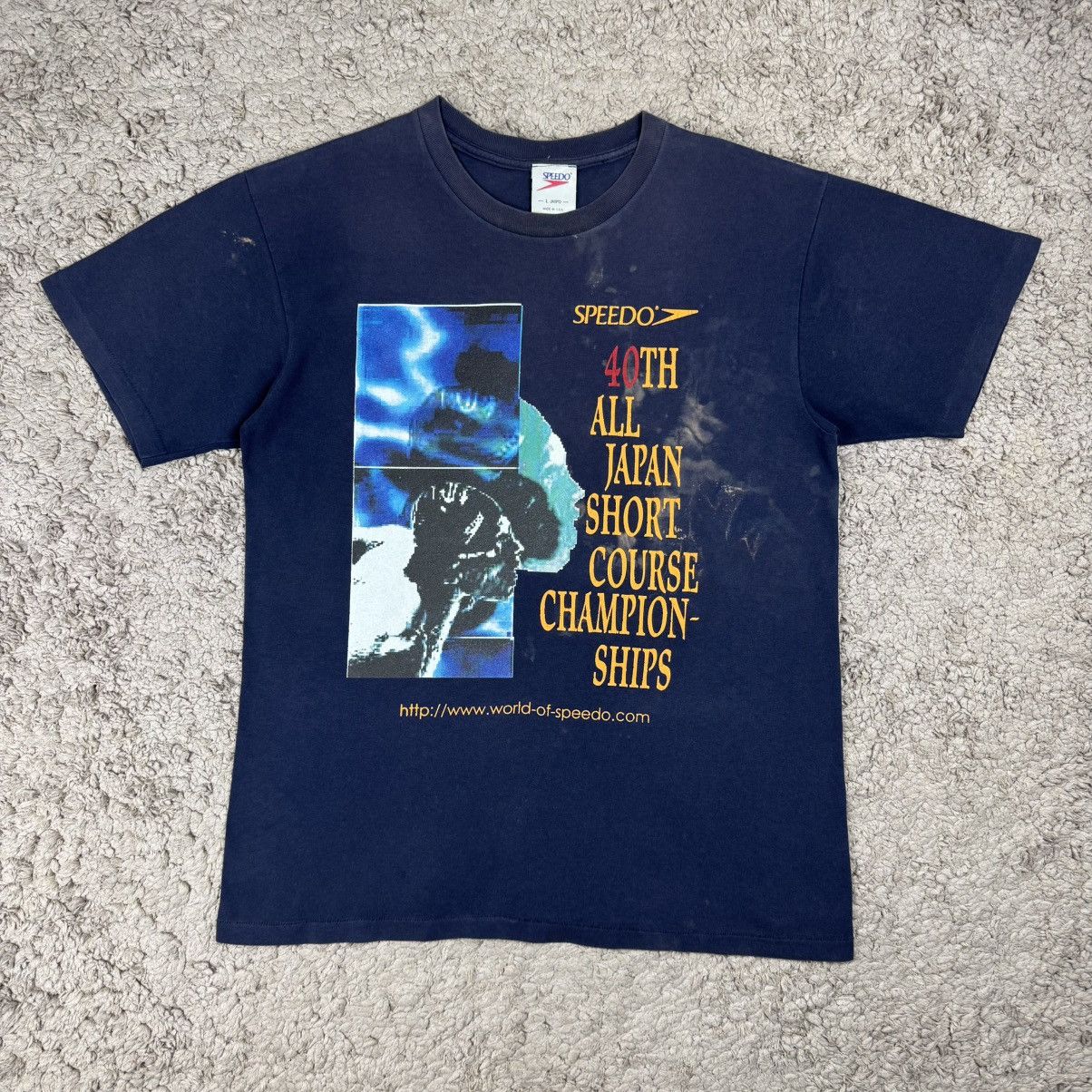 Speedo Vintage 90’s Speedo 40th All Japan Championships T-shirt Size US L / EU 52-54 / 3 - 1 Thumbnail