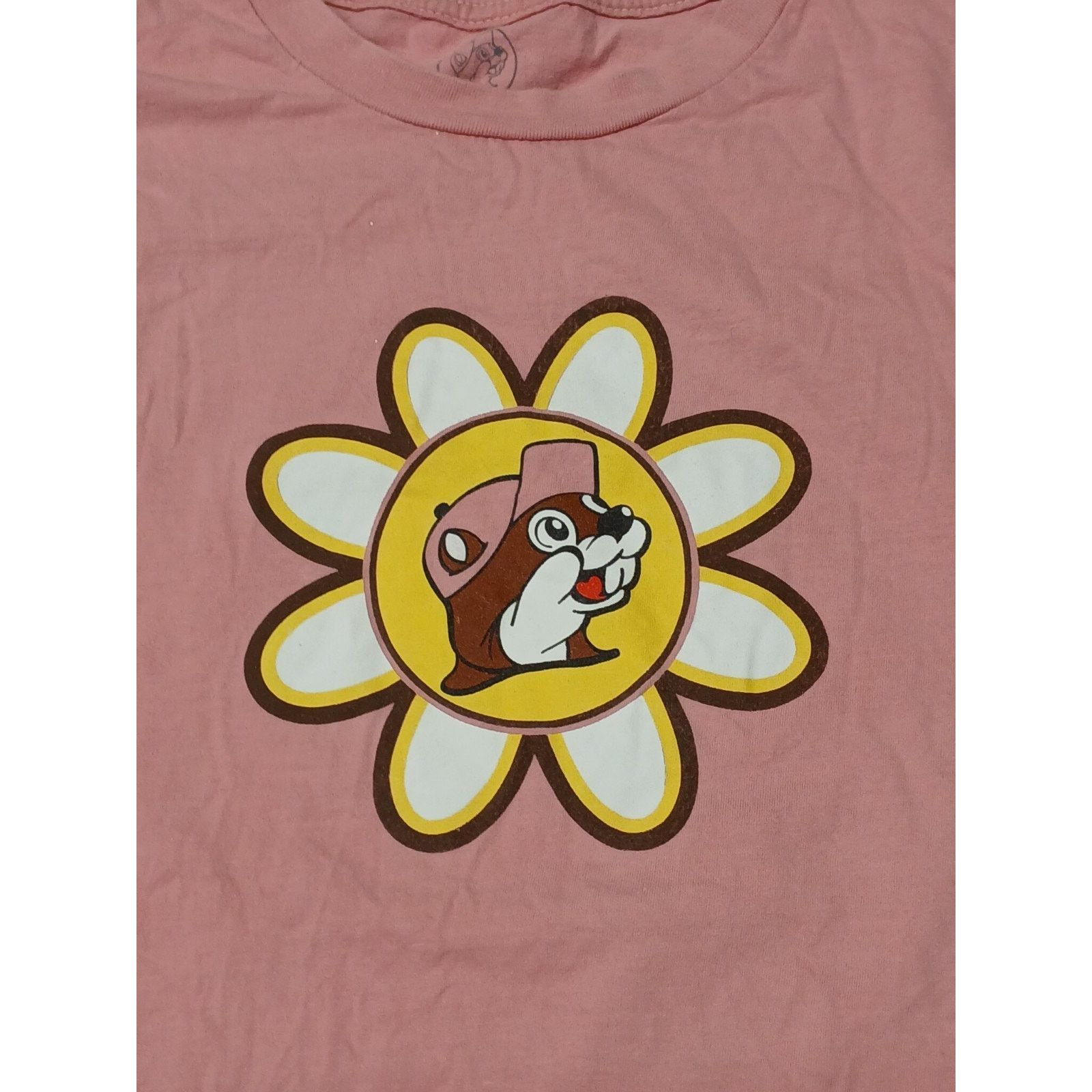& Other Stories Buc-ees Pink (Small) Relaxed Fit Cotton Tee Shirt Size S / US 4 / IT 40 - 4 Thumbnail