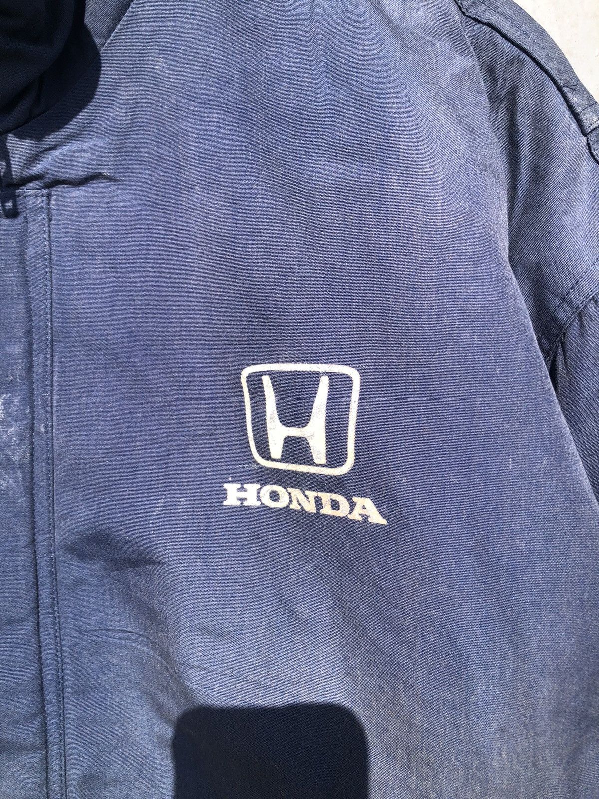 Honda × Sports Specialties × Vintage Vintage Honda Faded Blue Bombers Jacket Size US XL / EU 56 / 4 - 3 Thumbnail