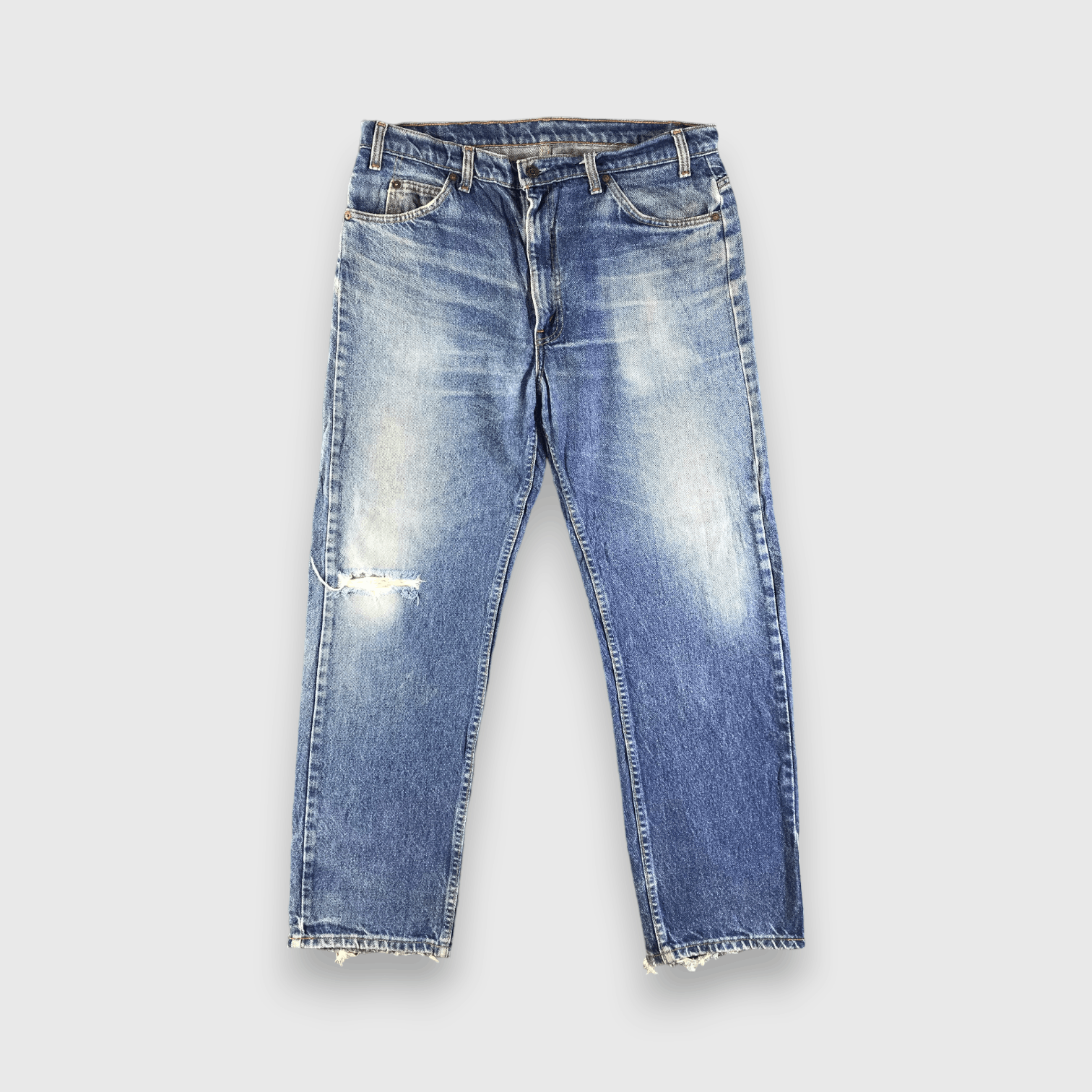 Levi's Vintage Blue Wash Levis 505 Jeans-J4225 Size US 37 - 1 Thumbnail