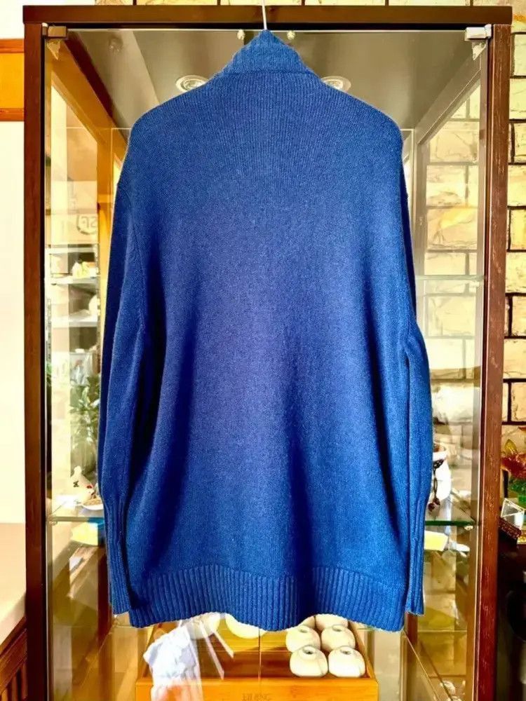 Hermes Hermes leather joint zip-up knitwear sweater Size US L / EU 52-54 / 3 - 3 Thumbnail
