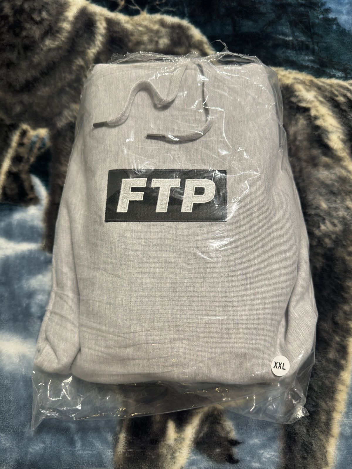 Fuck The Population FTP SLAP LOGO PULLOVER HOODIE (GREY XXL) Size US XXL / EU 58 / 5 - 1 Thumbnail