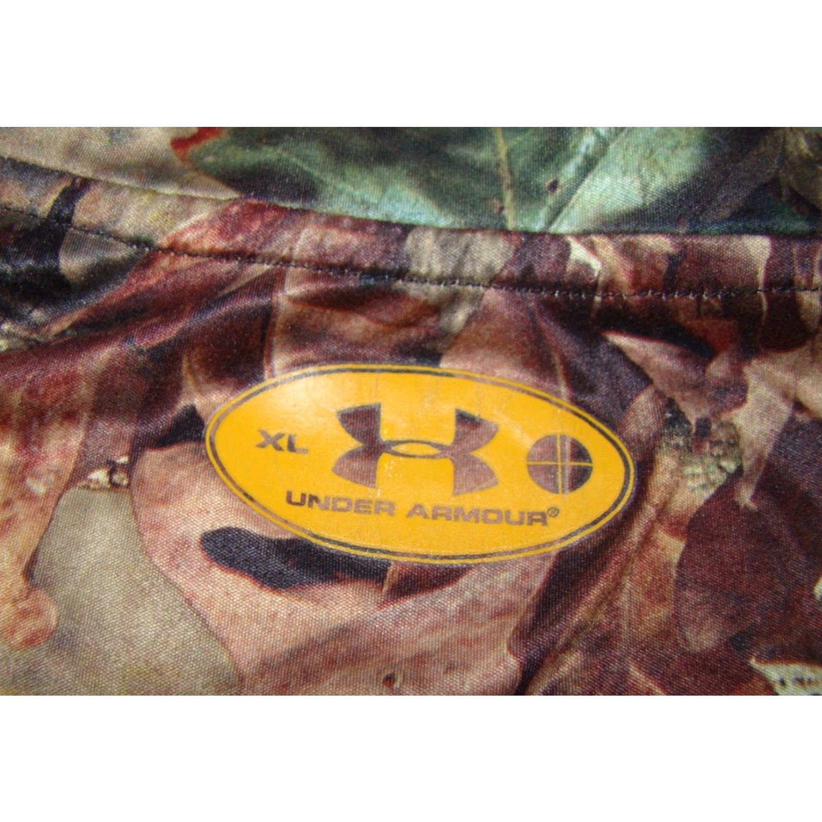 Under Armour Under Armour Heatgear Mens XL Mossy Oak Break-up Camo Short Sleeve Hunting Shirt Size US XL / EU 56 / 4 - 8 Thumbnail